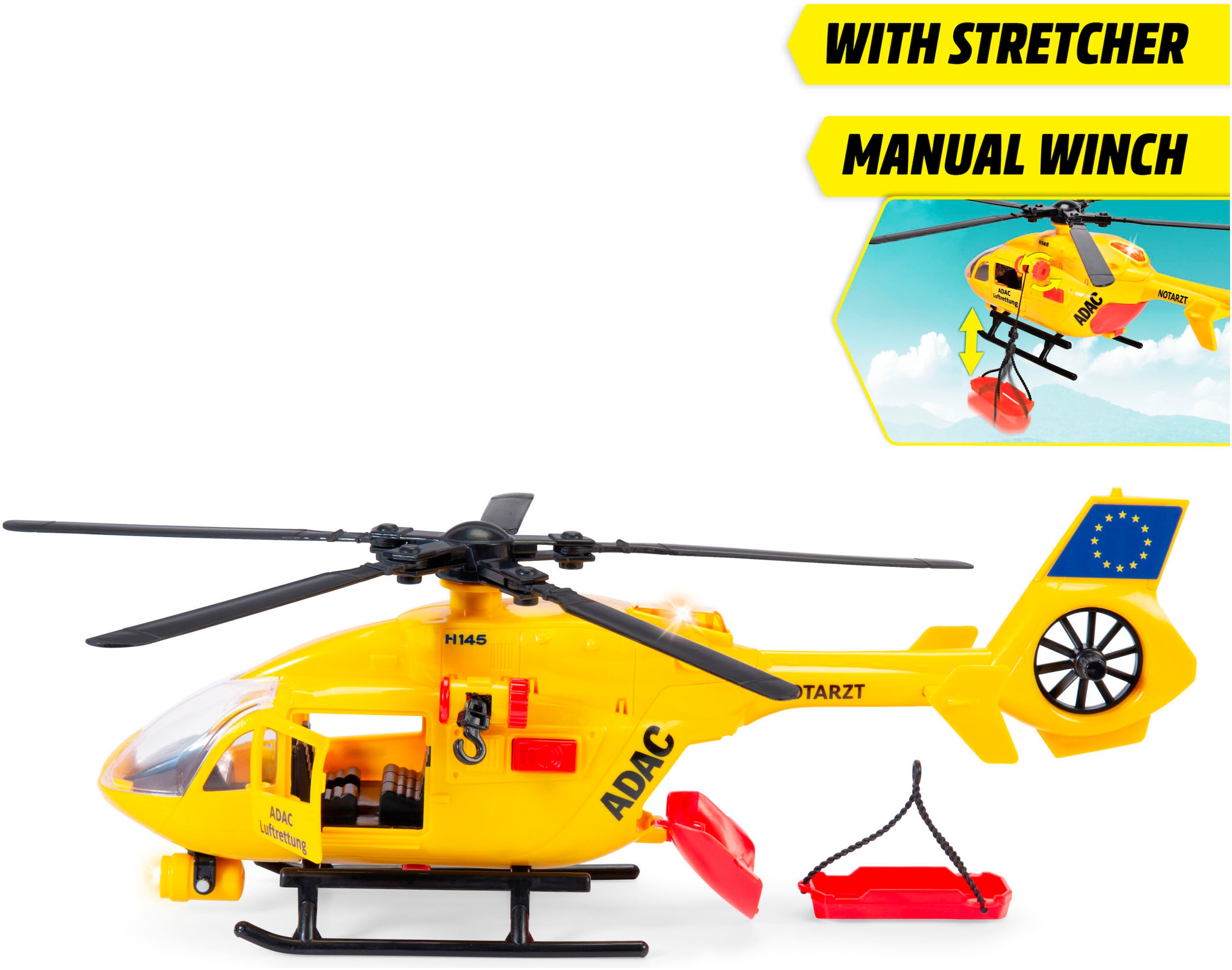 Dickie Toys Spielzeug-Hubschrauber »ADAC Rettungshelikopter« mit Licht und Sound