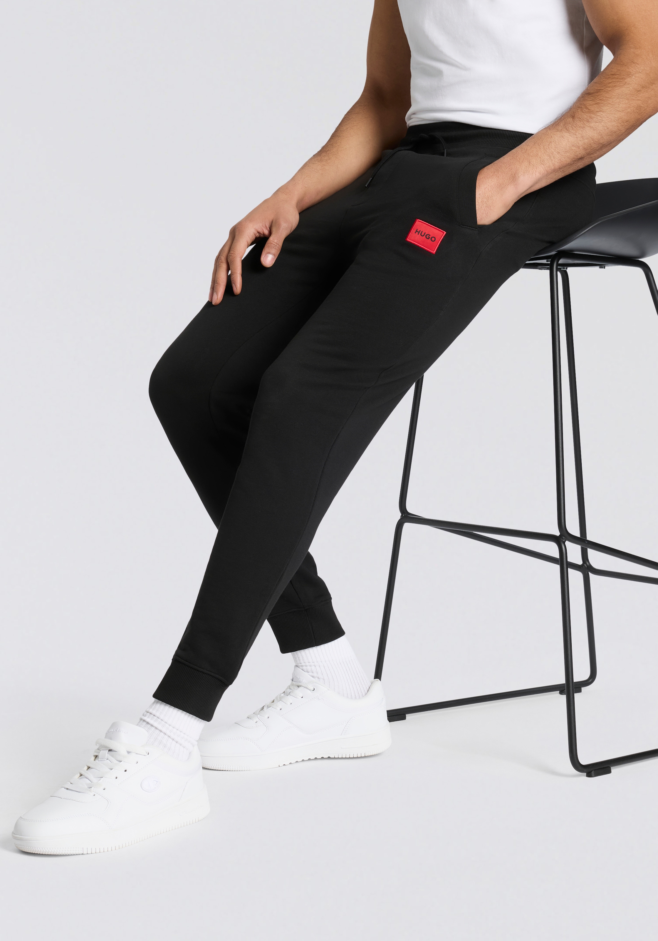 HUGO Pantalon sweat »Doak«  elastischer Bund, Regular Fit, Seitentaschen, Gesässtasche