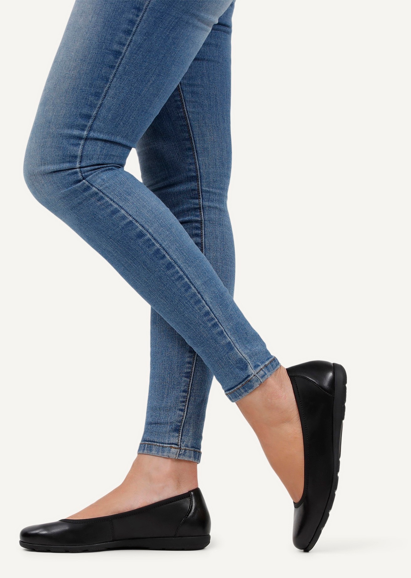 Caprice Ballerina  , Businessschuh, Flats, Bequemschuh, Schlüpfschuh in bequemer Form