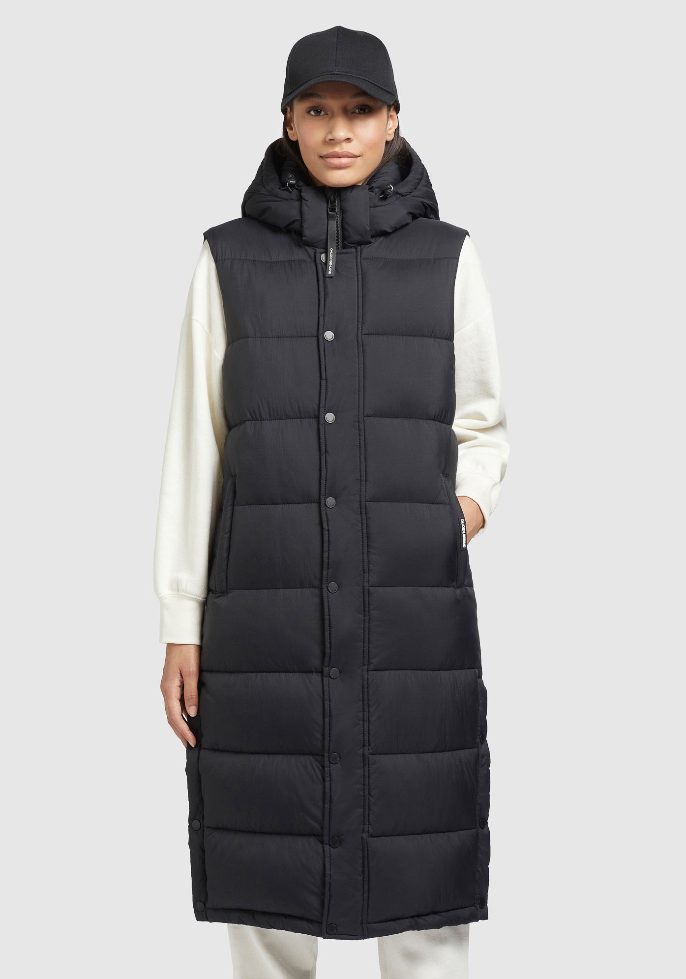 Image of khujo Steppweste »Magneta Matt«, mit seitlichen Schlitzen und Druckknöpfen bei Ackermann Versand Schweiz