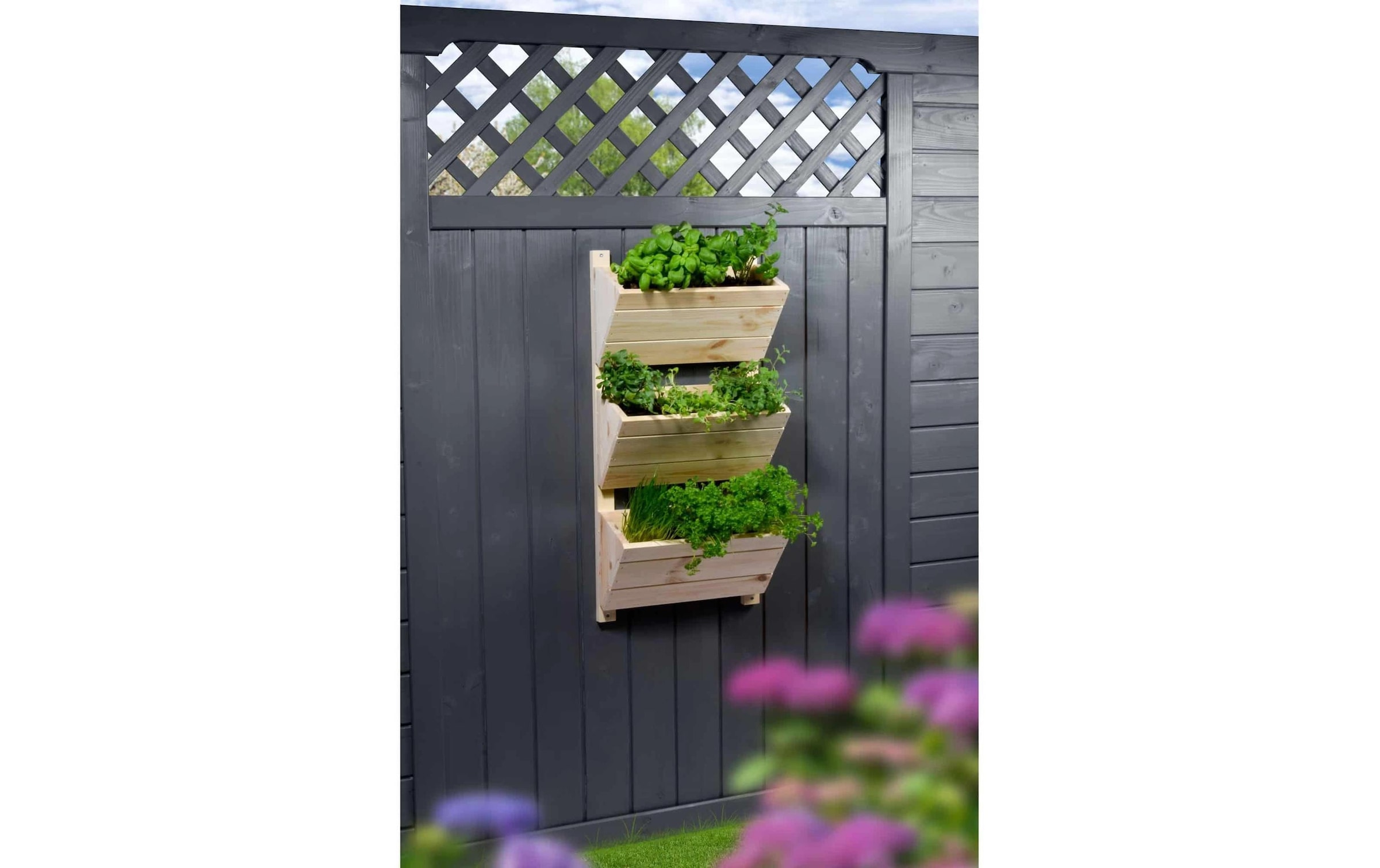 dobar Hochbeet »mit 3 Pflanzkästen«