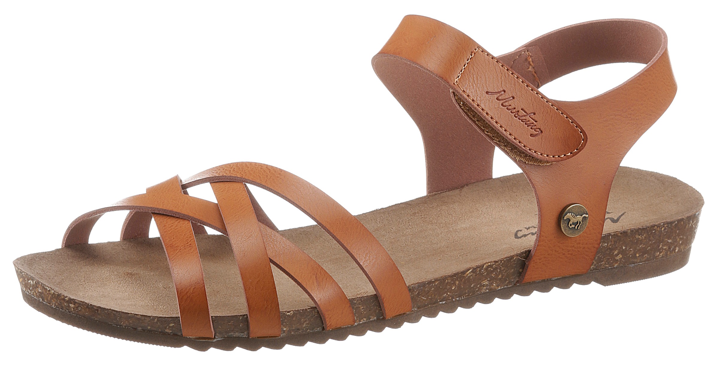 Image of Mustang Shoes Riemchensandale, mit Klettverschluss-Riemchen bei Ackermann Versand Schweiz