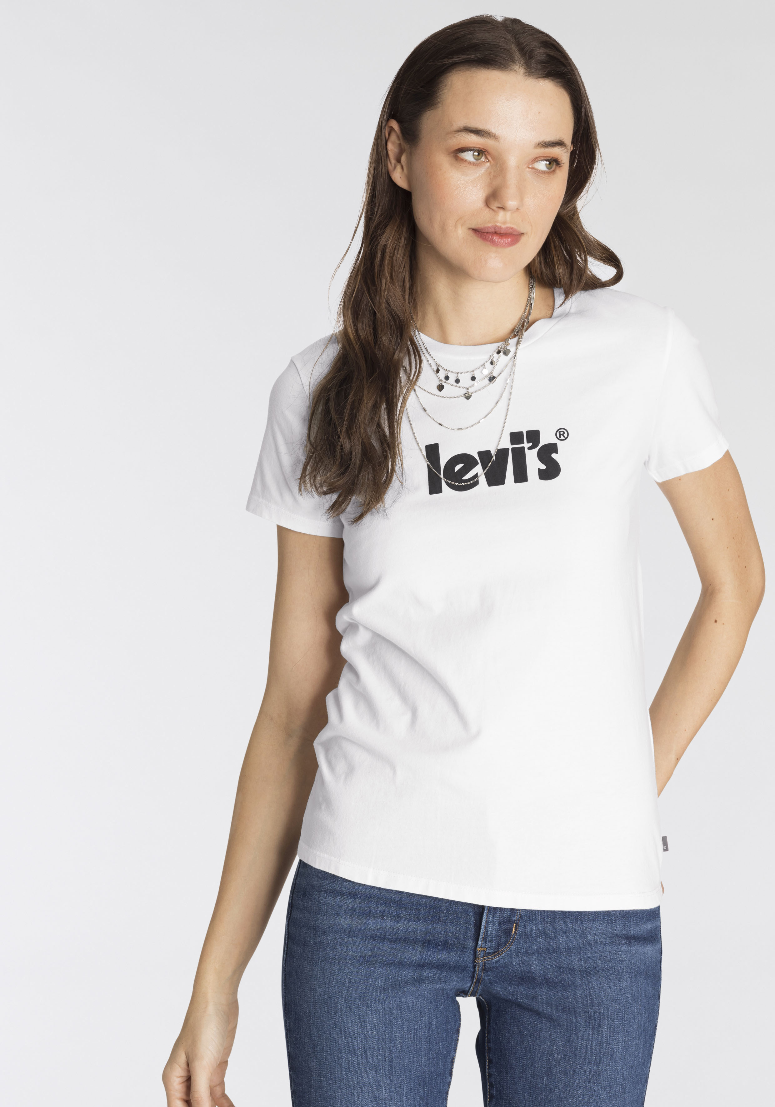 Levi's T-Shirt »THE PERFECT TEE«, Mit Markenschriftzug-levi's® 1