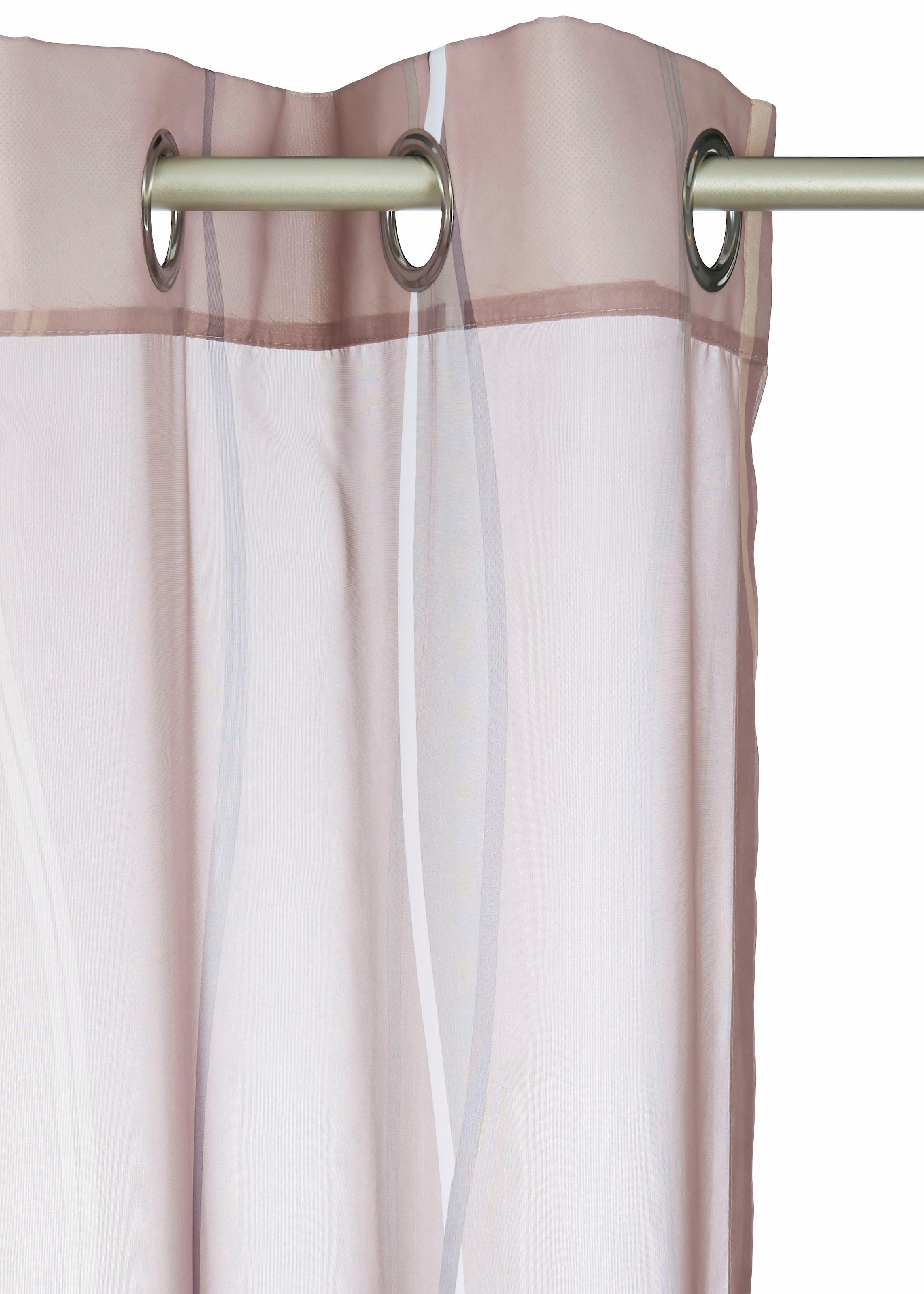 (2 my home transparent, Voile, St.), kaufen Gardine 2er-Set, Polyester günstig »Dimona«,