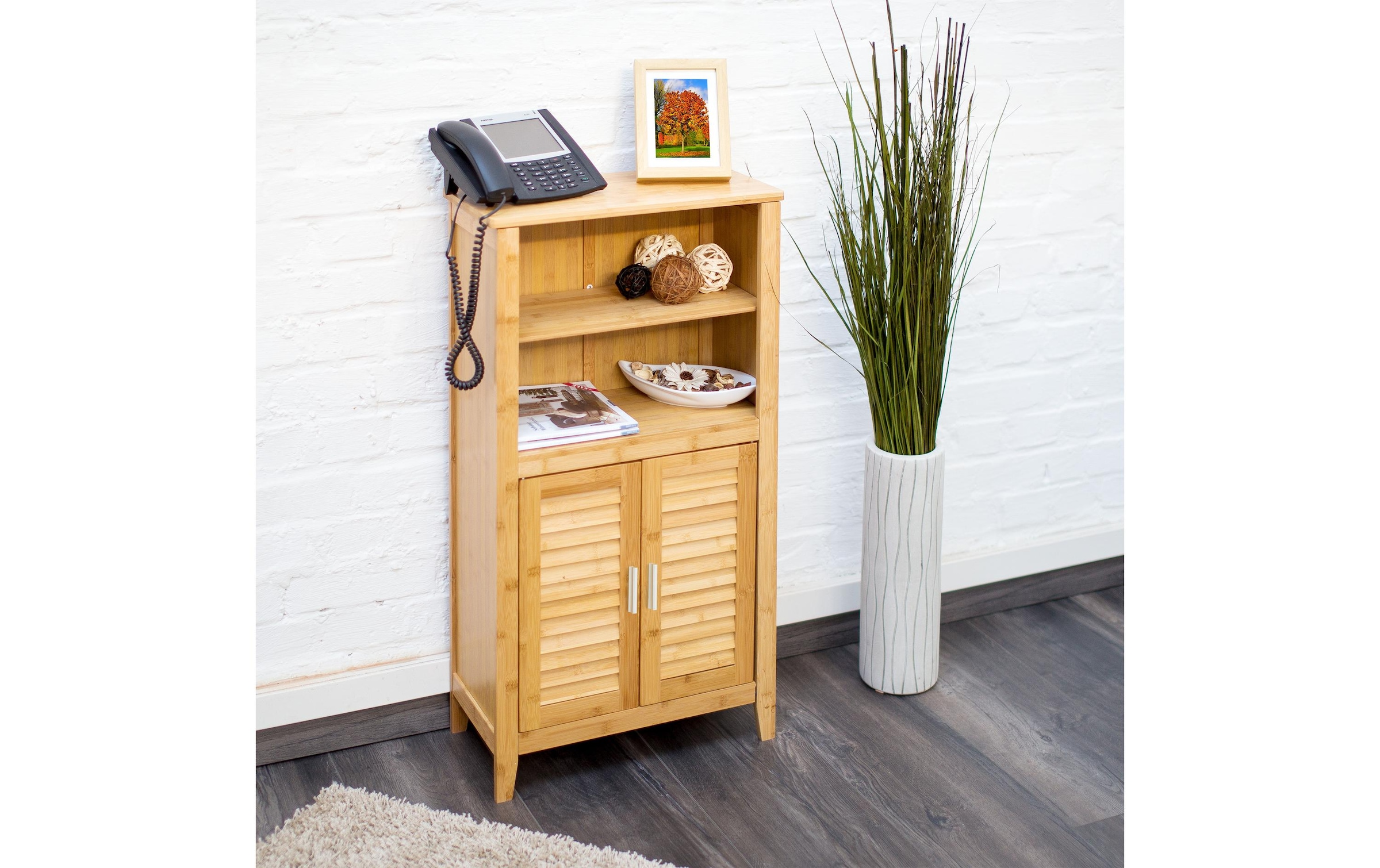 Image of relaxdays Mehrzweckschrank "LAMELL 50 x 92 cm"