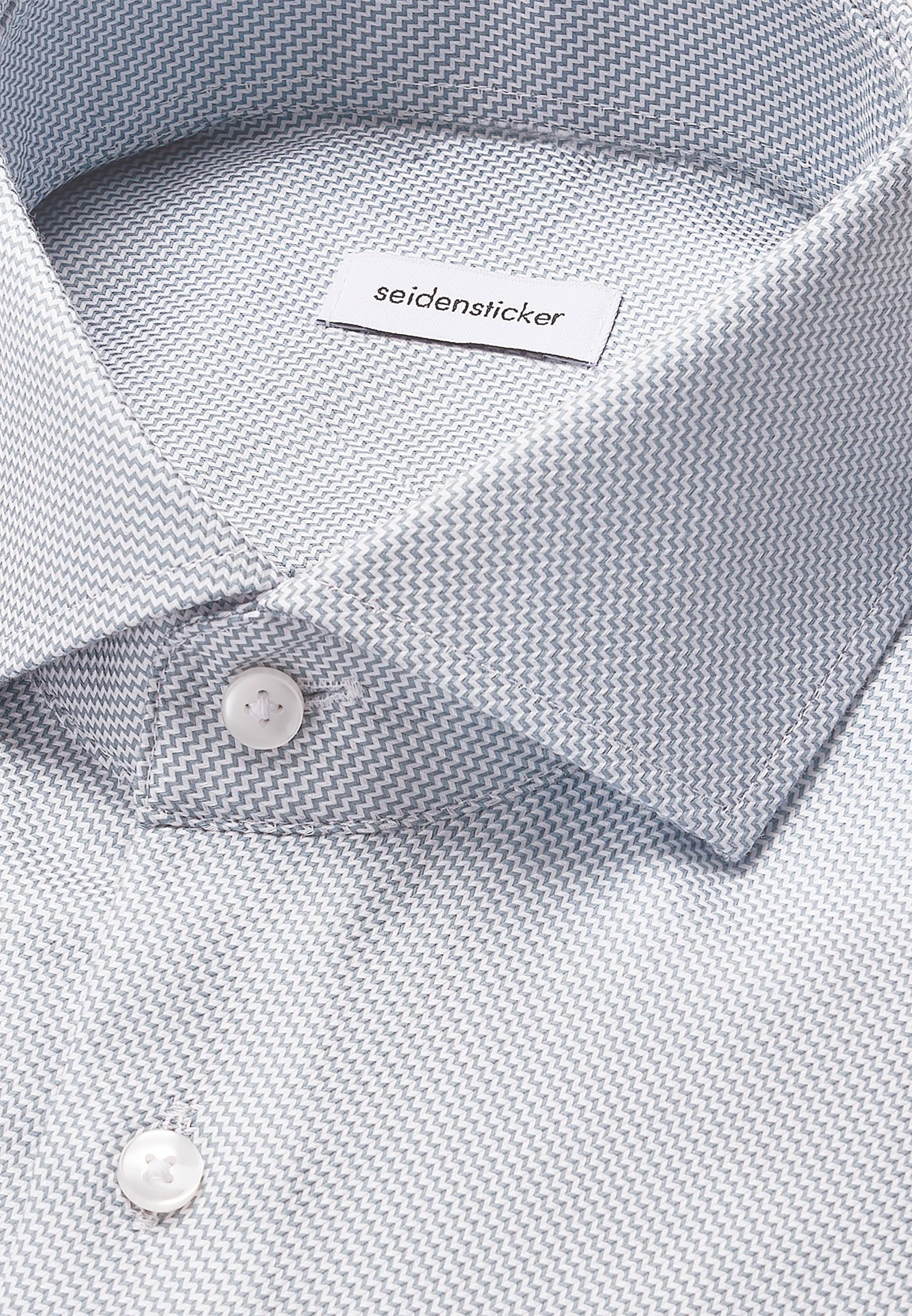 seidensticker Businesshemd »Schwarze Rose« Regular 1/1 Kentkragen Struktur