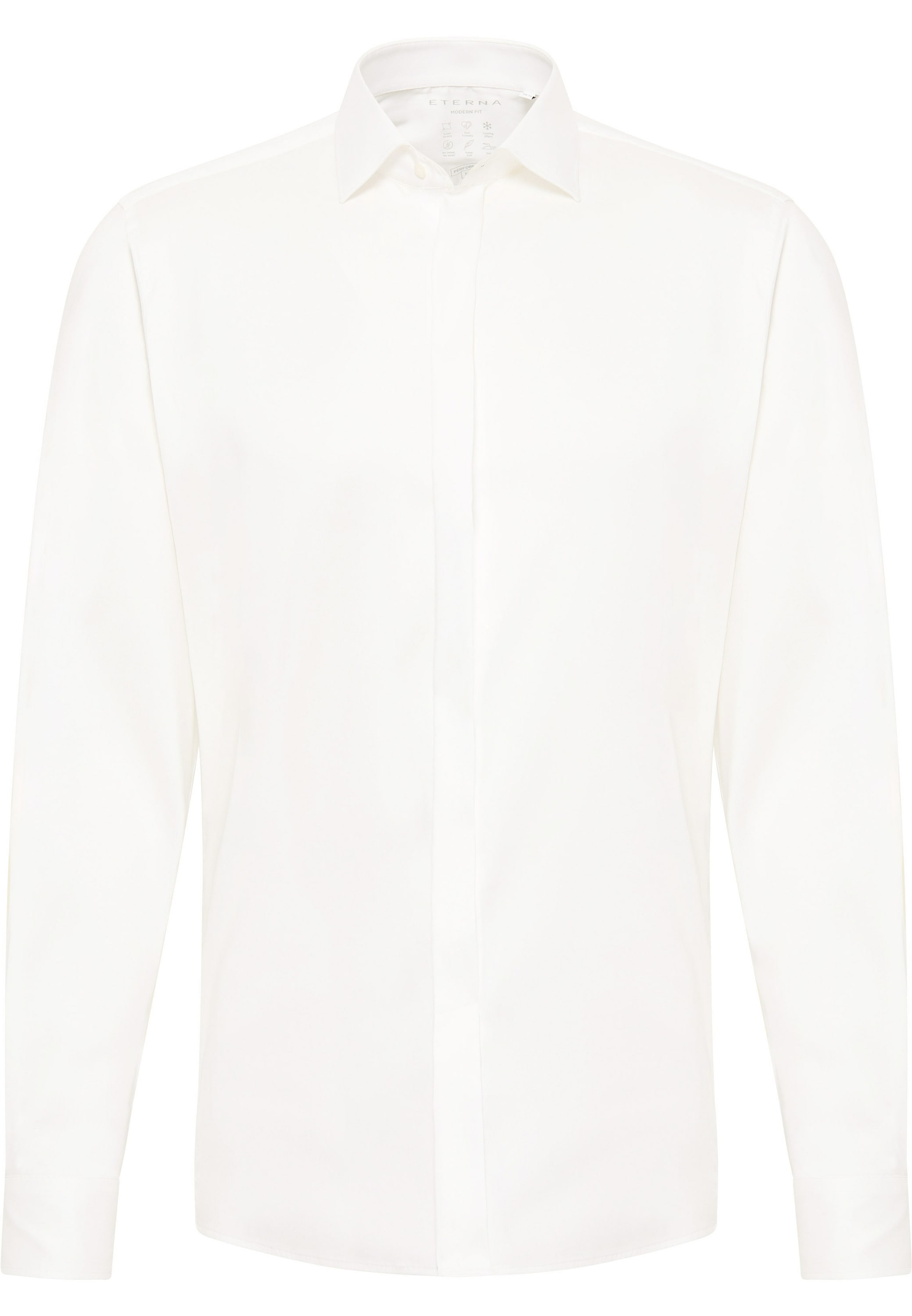 Eterna Langarmhemd »MODERN FIT« EASY IRON (bügelleicht)