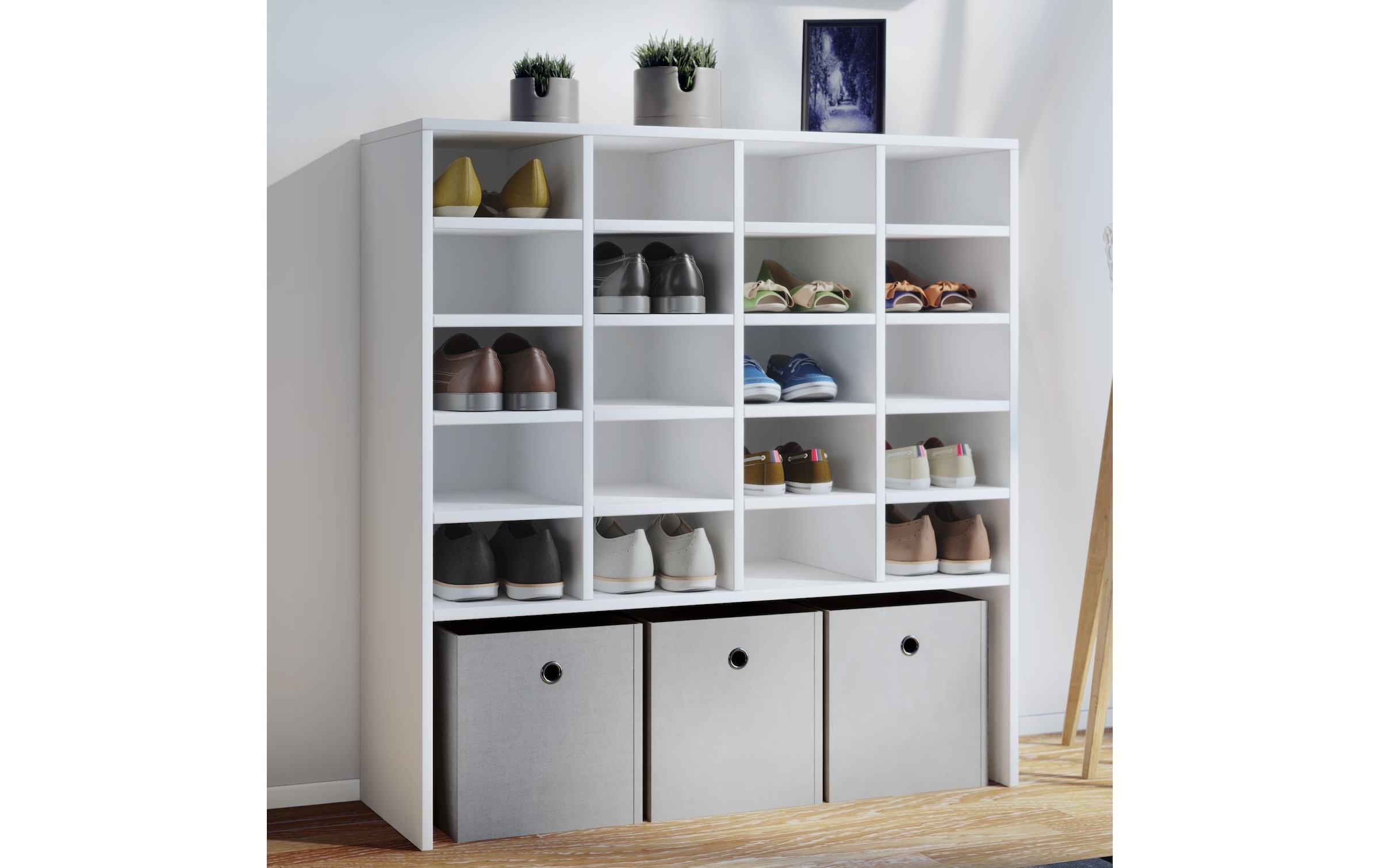 VCM Armoire à chaussures »Hinsol XL 92 x 99 cm«