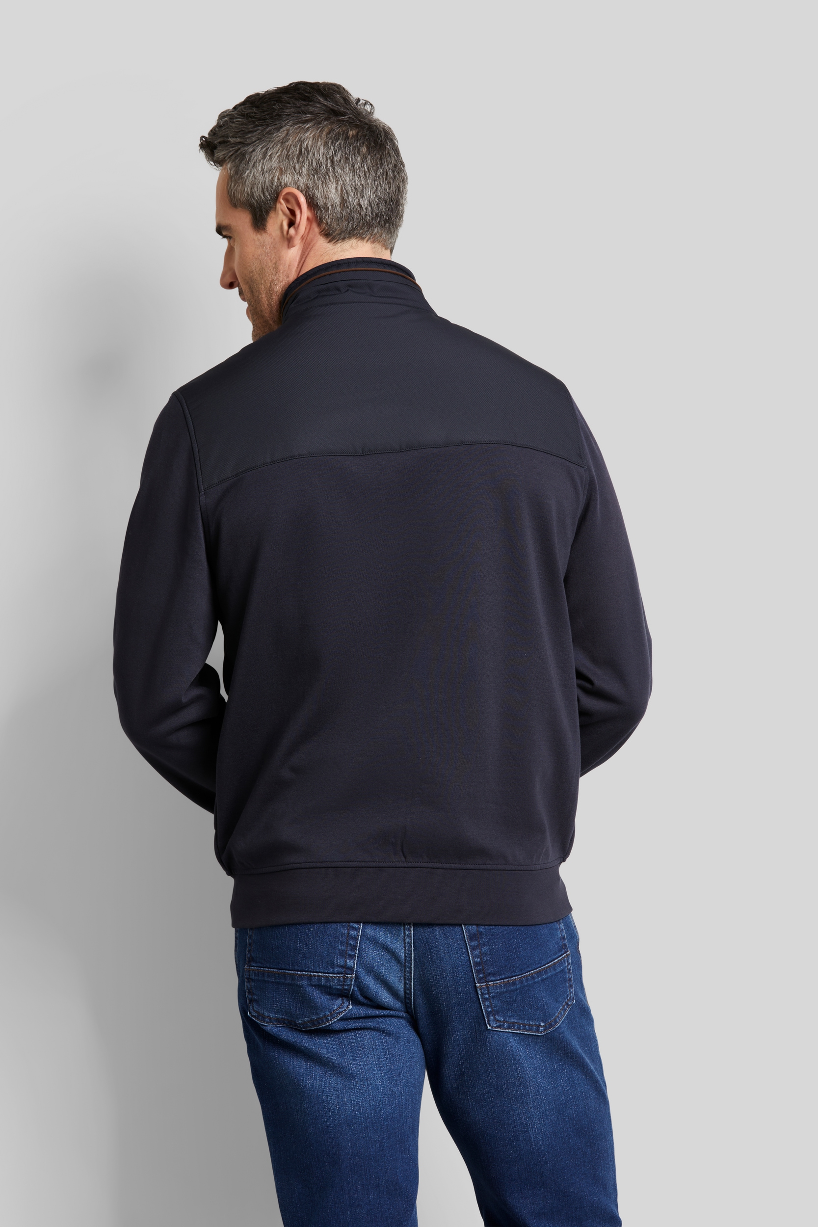 bugatti Sweatjacke, mit Struktur