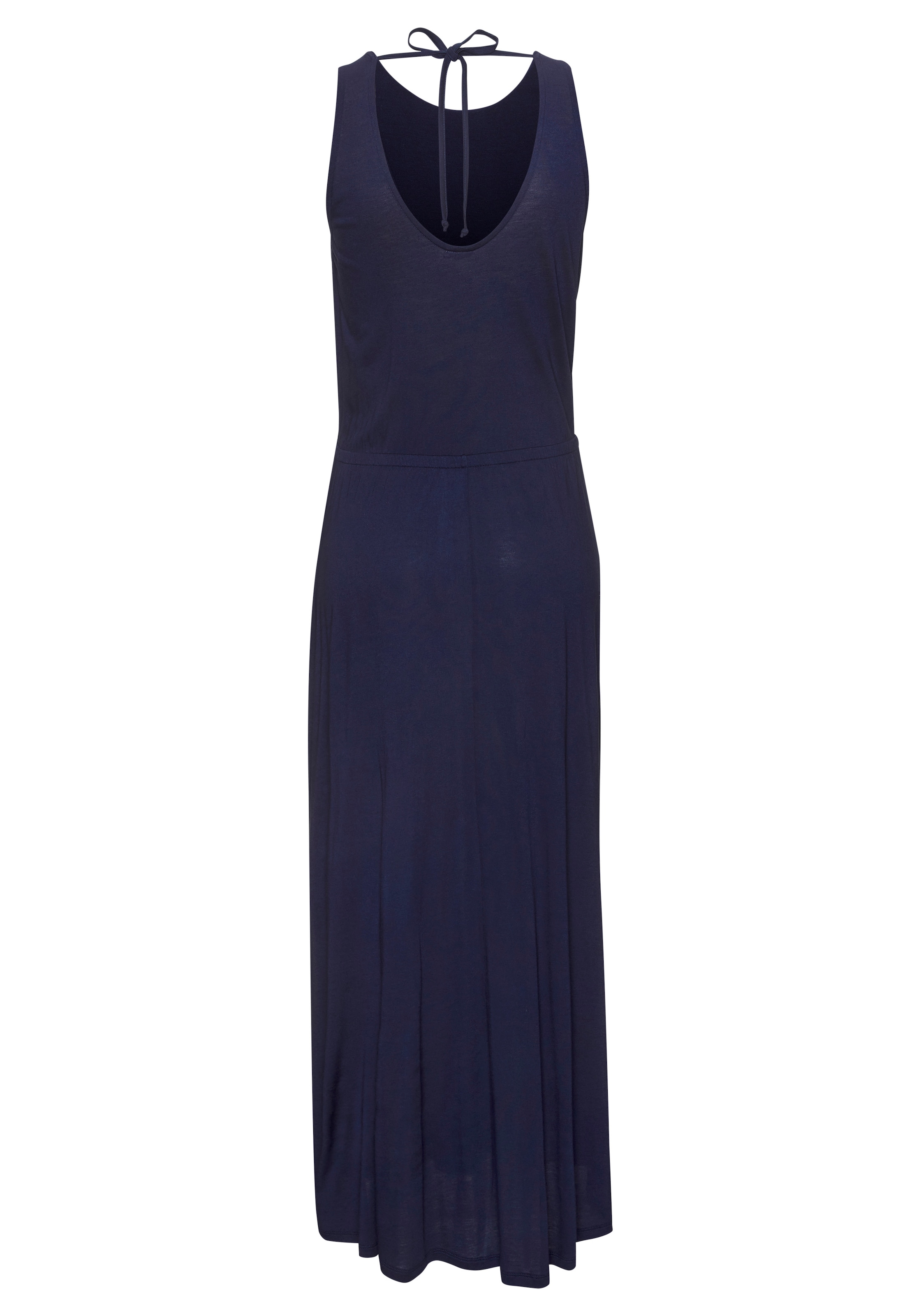 LASCANA Maxi robe »aus Jerseyware mit hohem Beinschlitz« Robe d'été, robe de plage, robe en jersey légère, décontractée