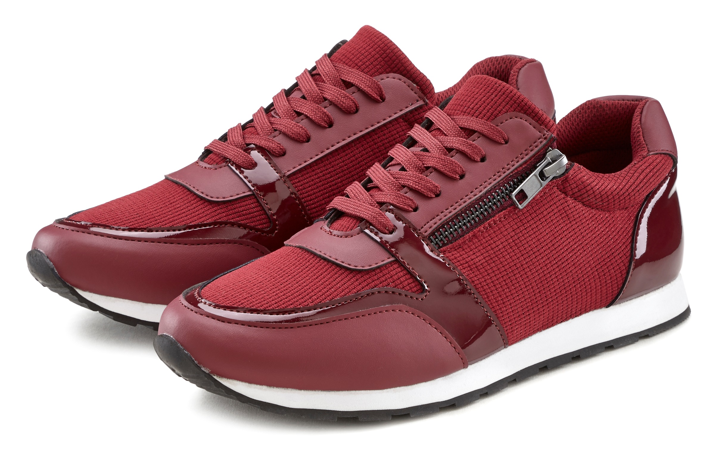 LASCANA Sneaker, mit seitlichem Reissverschluss