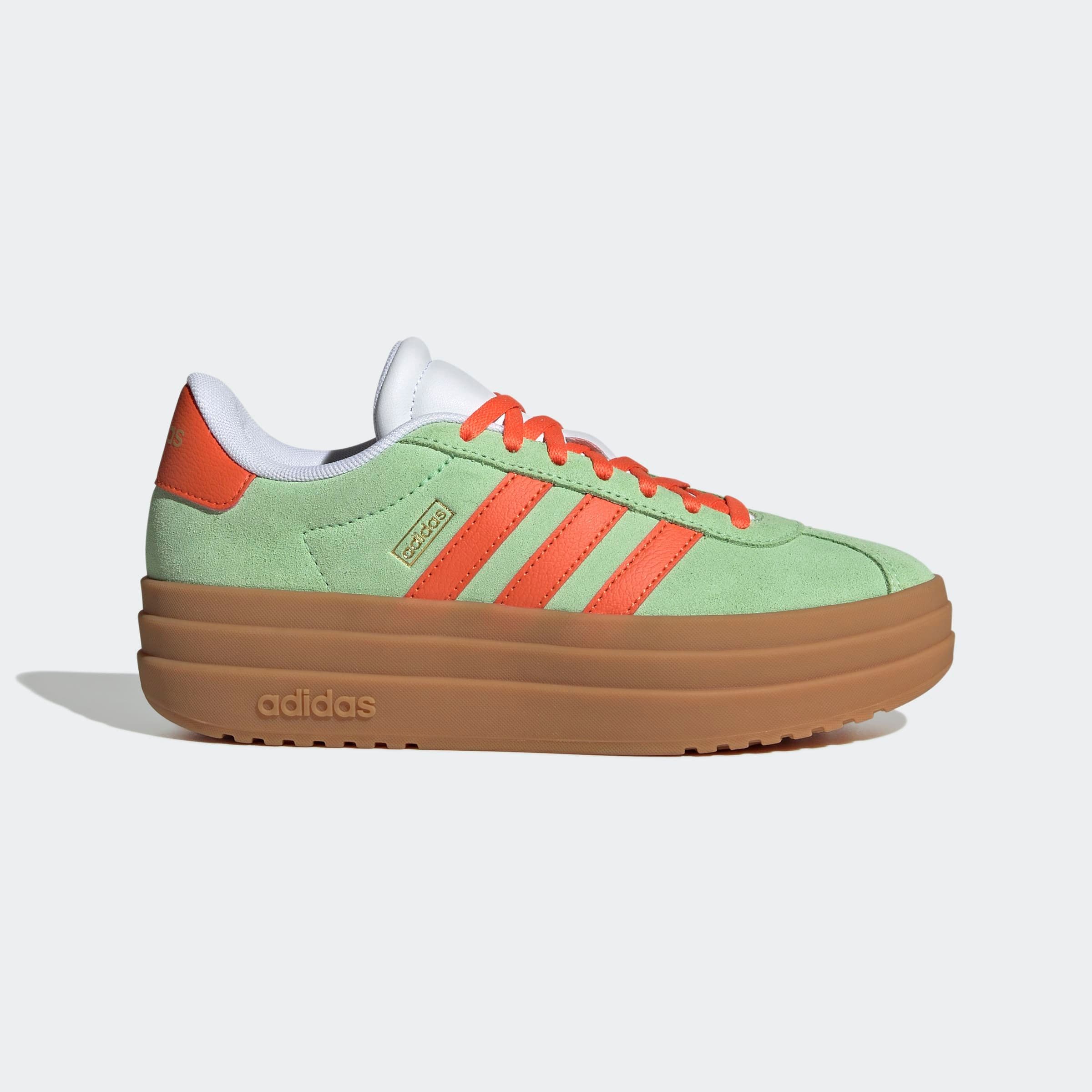 adidas Sportswear Plateausneaker »VL COURT BOLD LIFESTYLE KIDS«, Design auf den Spuren des adidas Gazelle Bold