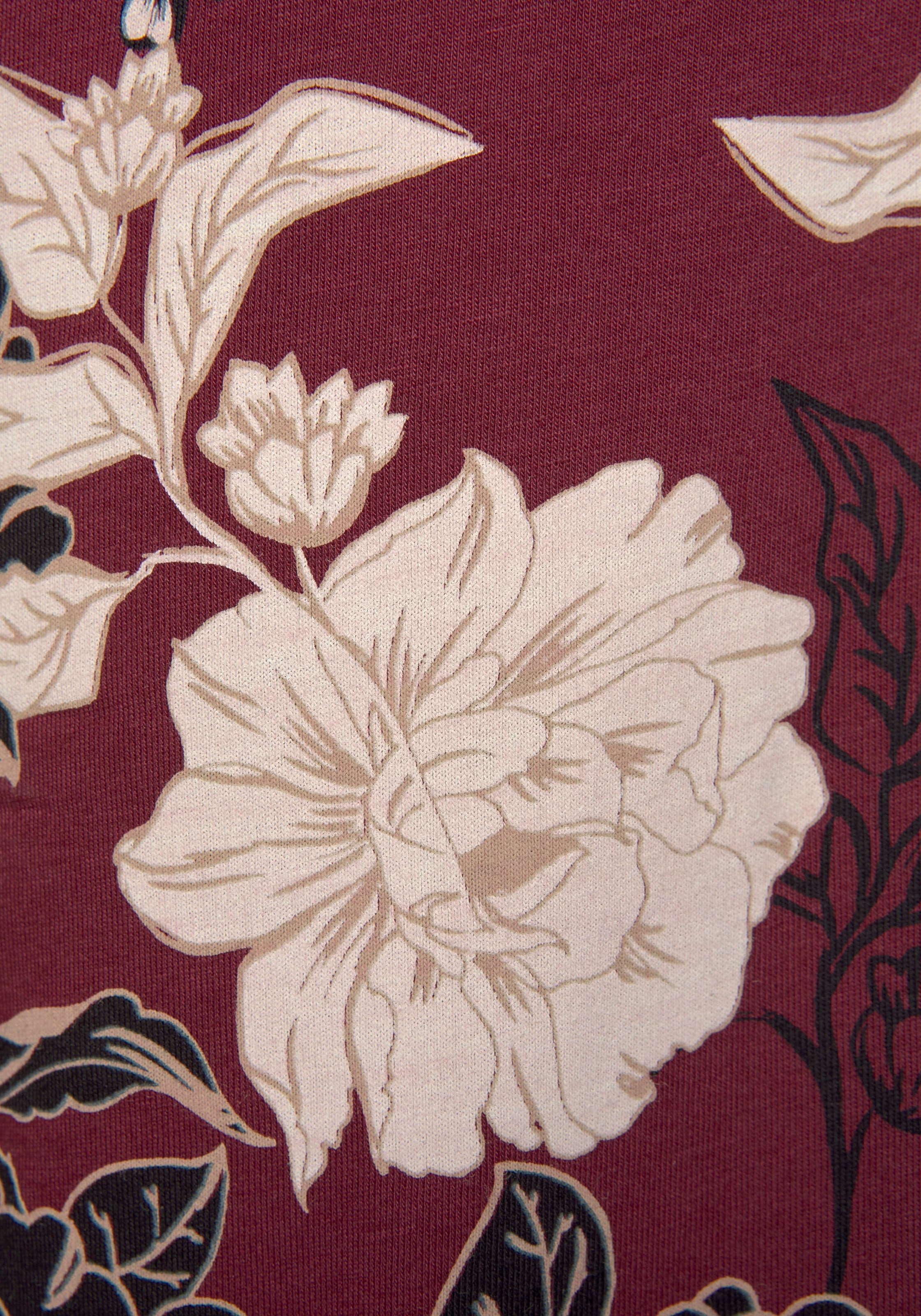 ♕ s.Oliver Pyjama, (2 tlg., 1 Stück), in klassischer Form mit Blumenmuster  versandkostenfrei kaufen