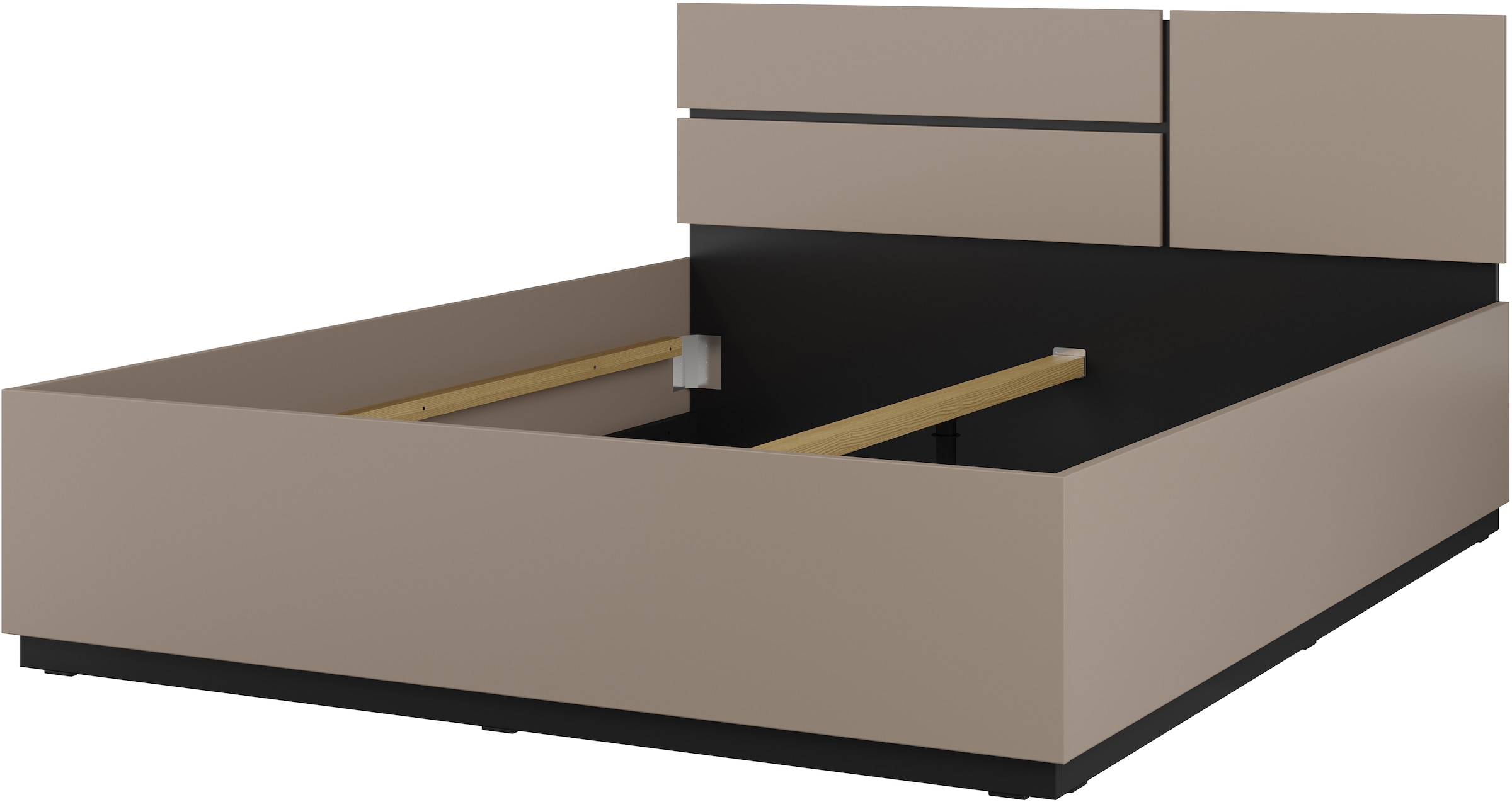 INOSIGN Bettgestell »Cross, moderner Bettrahmen«, Doppelbett in zwei Grössen, stabiles Bettgestell