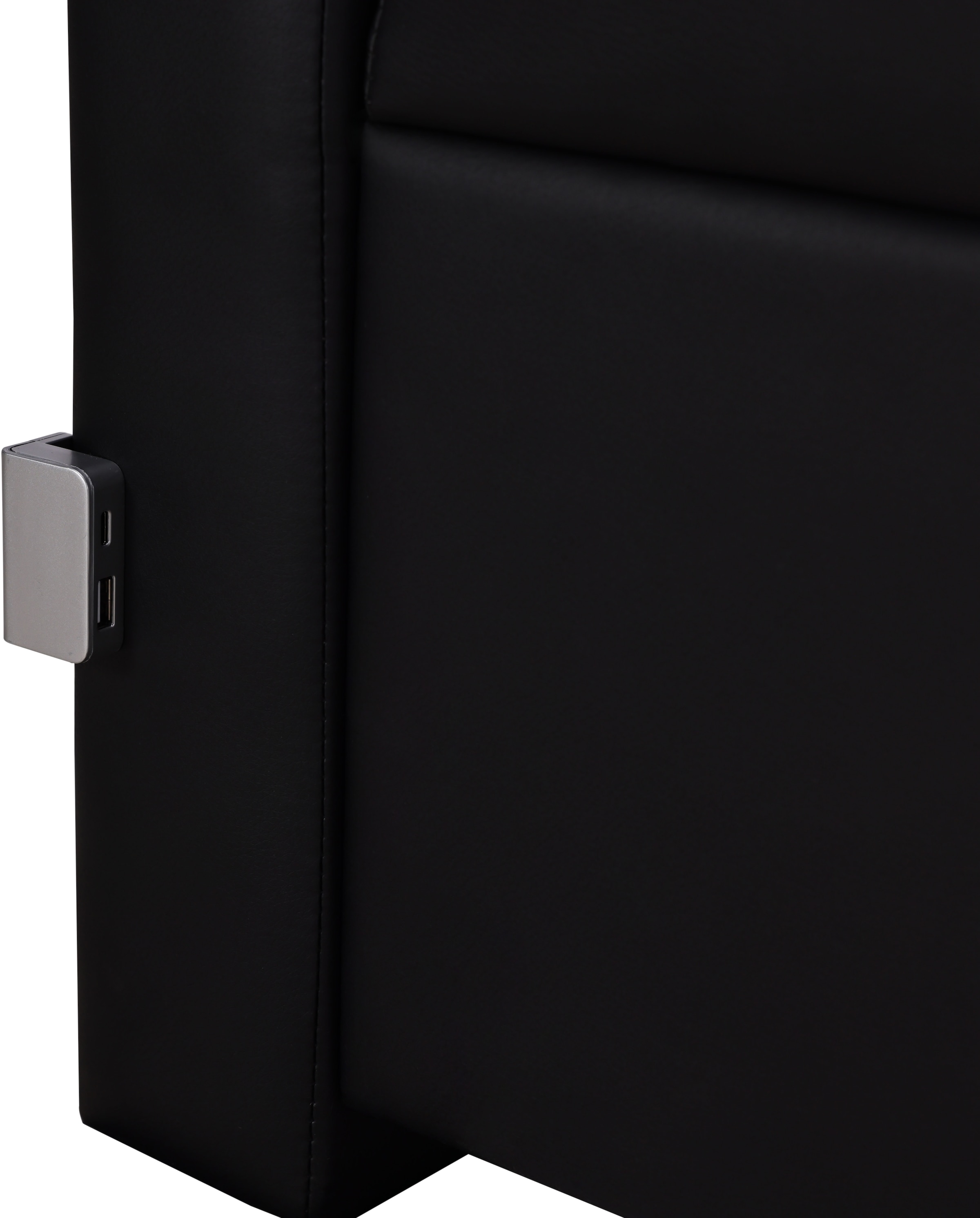 Home affaire Lit de boxe »GALAXY inkl. Bettkasten, mit grüner LED-Beleuchtung, Breite: 120cm« Gamingbett mit USB-C und USB-A Anschluss am Kopfteil, inkl. Topper