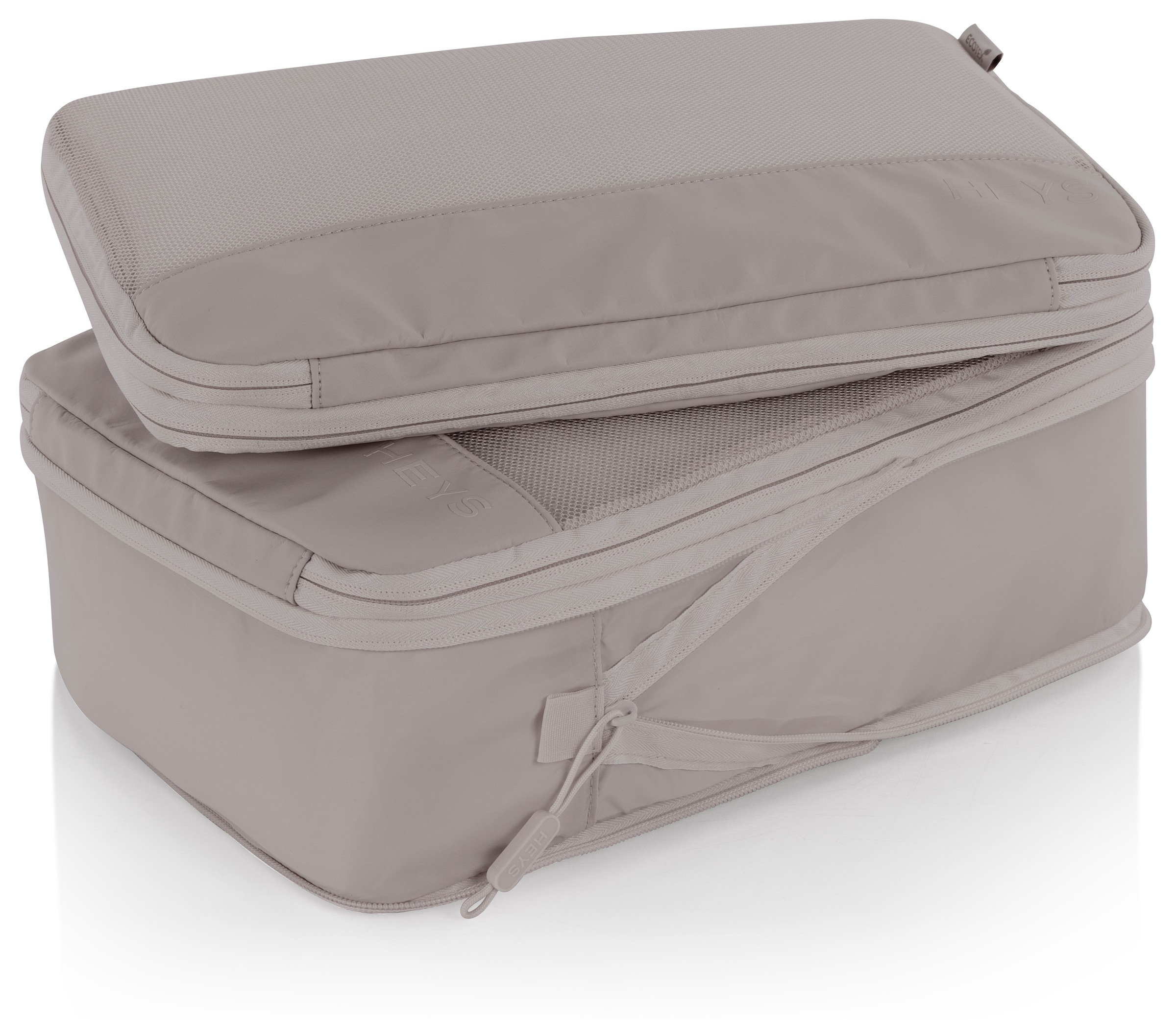 Heys Kofferorganizer »Ecotex Compression Packing Cube«, (Set, 4 tlg.), komprimierbare Packwürfel, Packtaschen, Organizer für Koffer