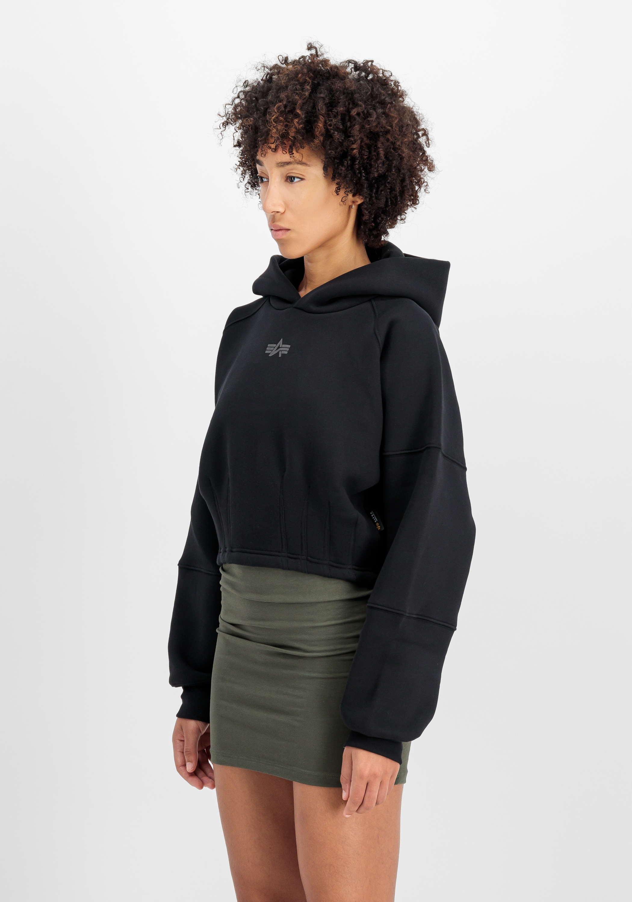 Image of Alpha Industries Hoodie "Waisted Hoodie W"