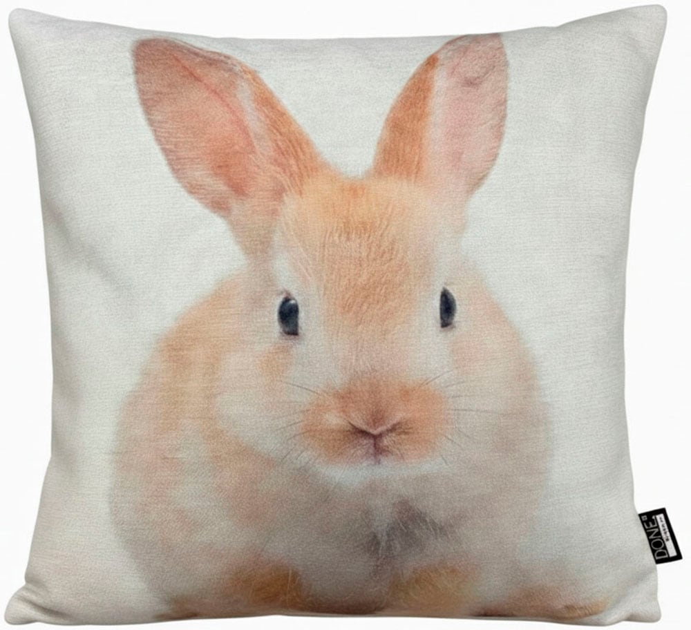 Image of done. Dekokissen "BUNNY" Strapazierfähiger Textildruck, mattes, hochwertiges Erscheinungsbild