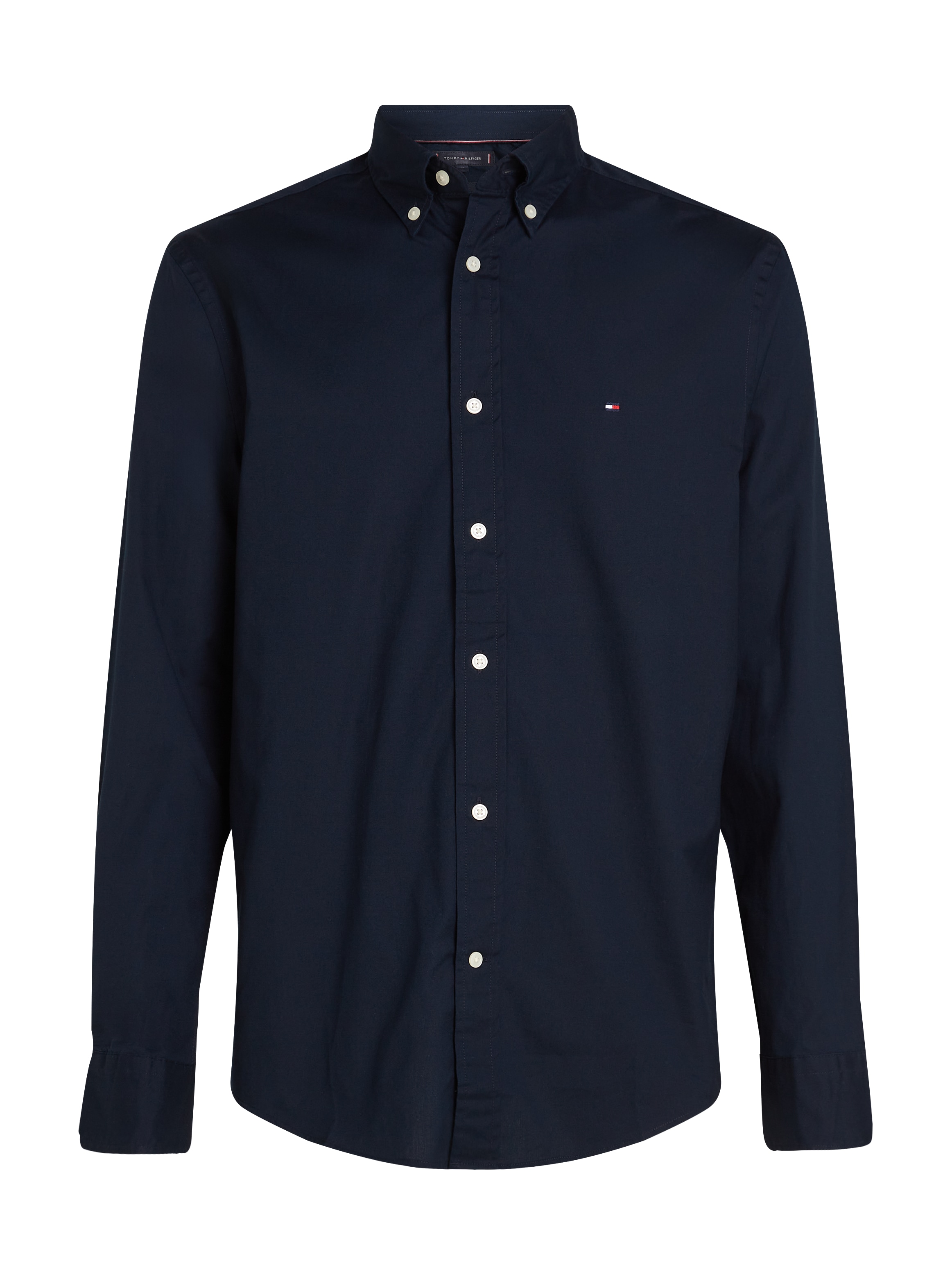 Tommy Hilfiger Langarmhemd »CORE FLEX POPLIN SOLID Regular Fit SHIRT«