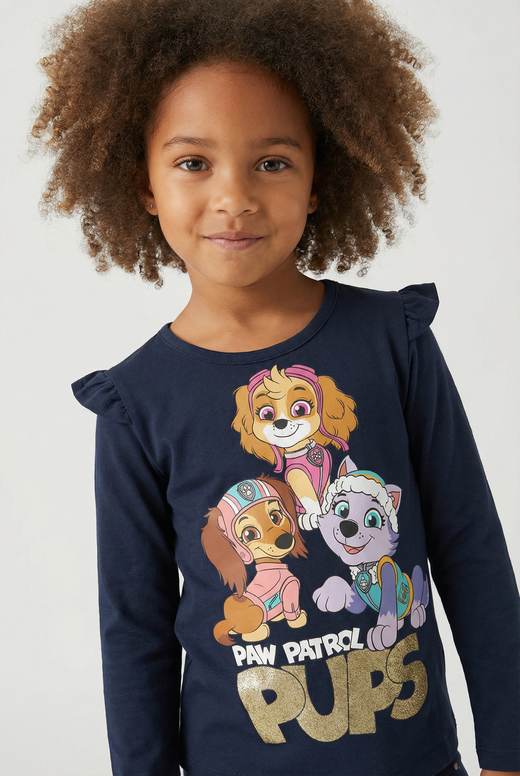 Image of Name It Langarmshirt "NMFJABA PAW LS TOP NOOS CPLG"