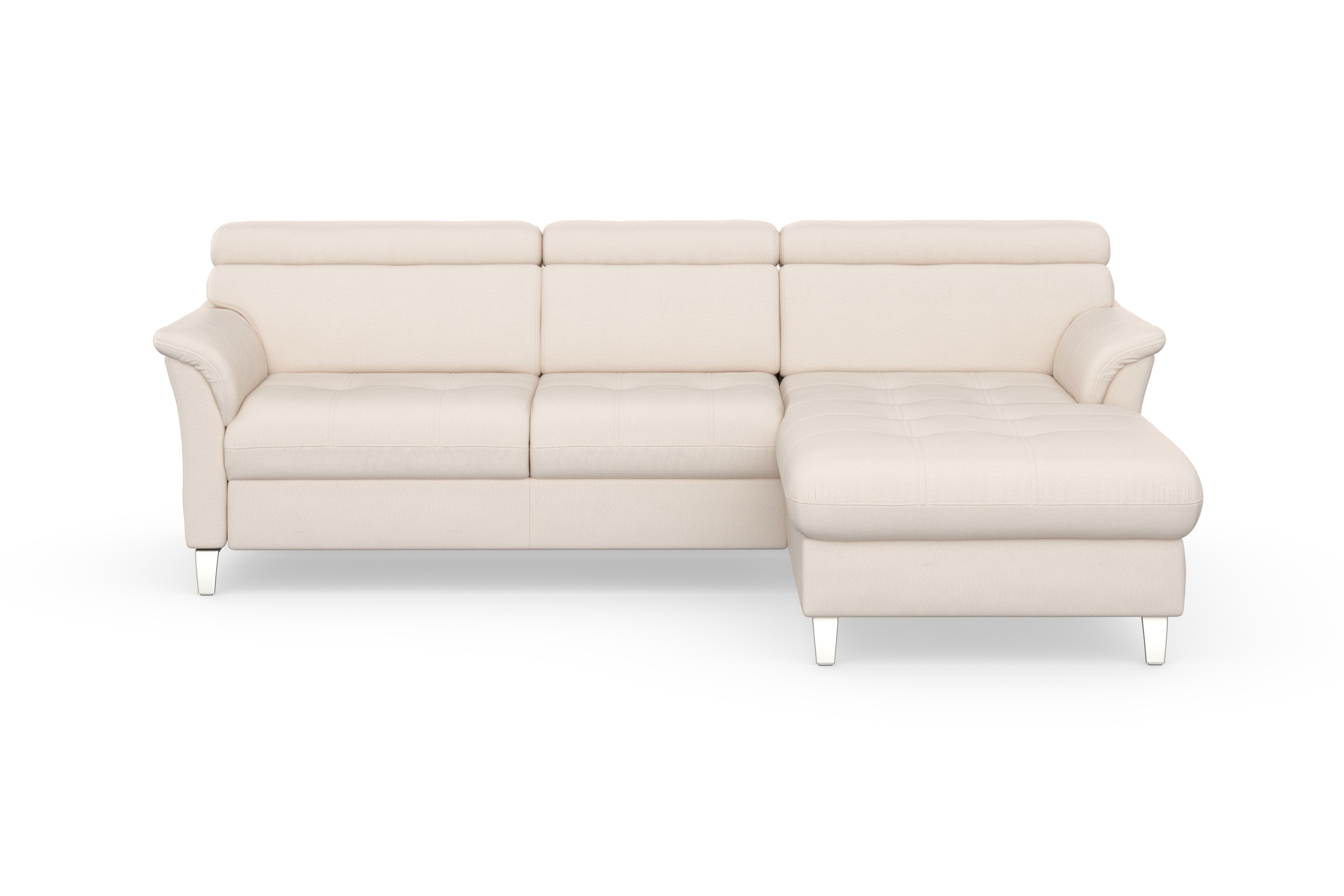 sit&more Ecksofa »Marano L-Form« inklusive Kopfteilverstellung, wahlweise mit Bettfunktion, Bettkasten