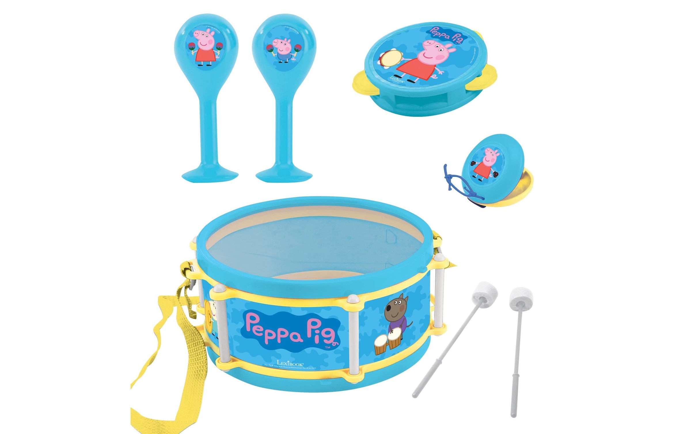 Lexibook® Spielzeug-Musikinstrument »Peppa Wutz 7-teiliges Musikset«