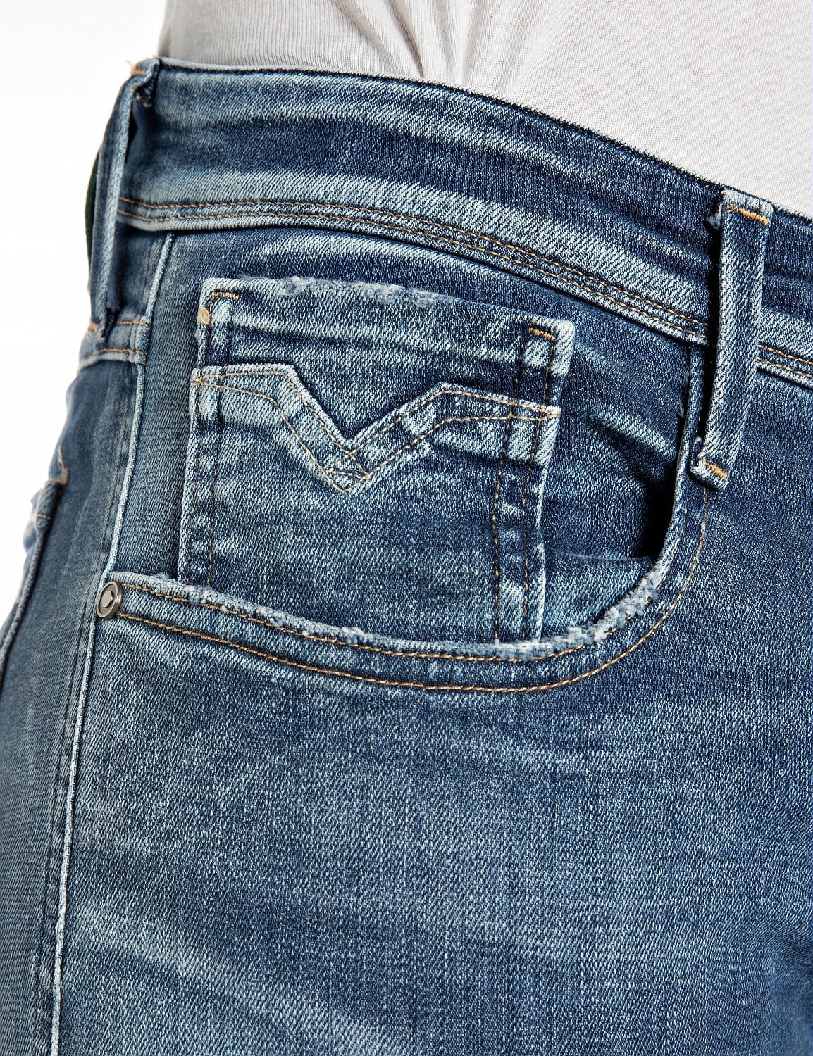 Replay Slim-fit-Jeans »ANBASS«, mit Washed-Optik