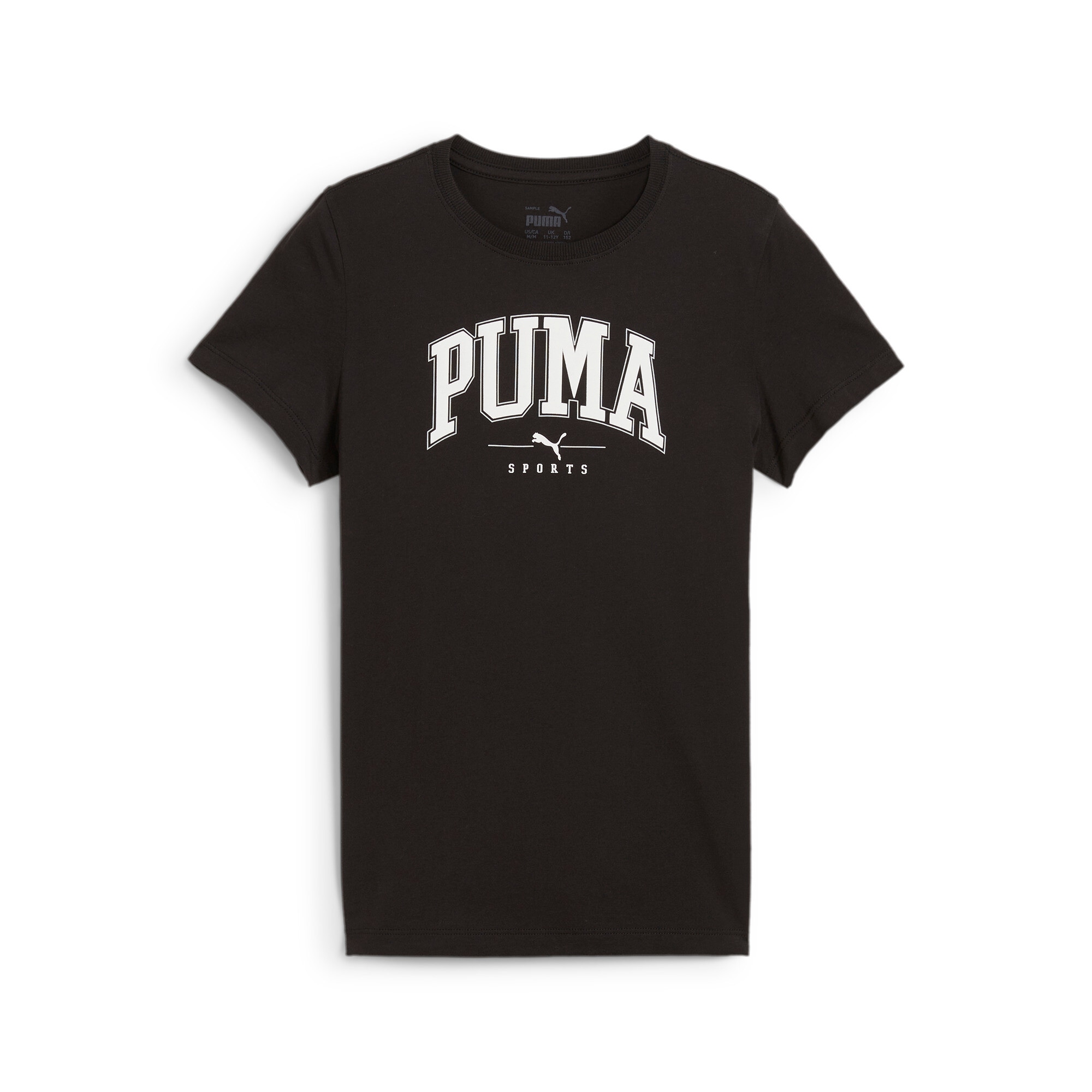Image of PUMA T-Shirt "SQUAD TEE G" Regular Fit, sportlicher Stil, mit Wildleder-Puffdruck