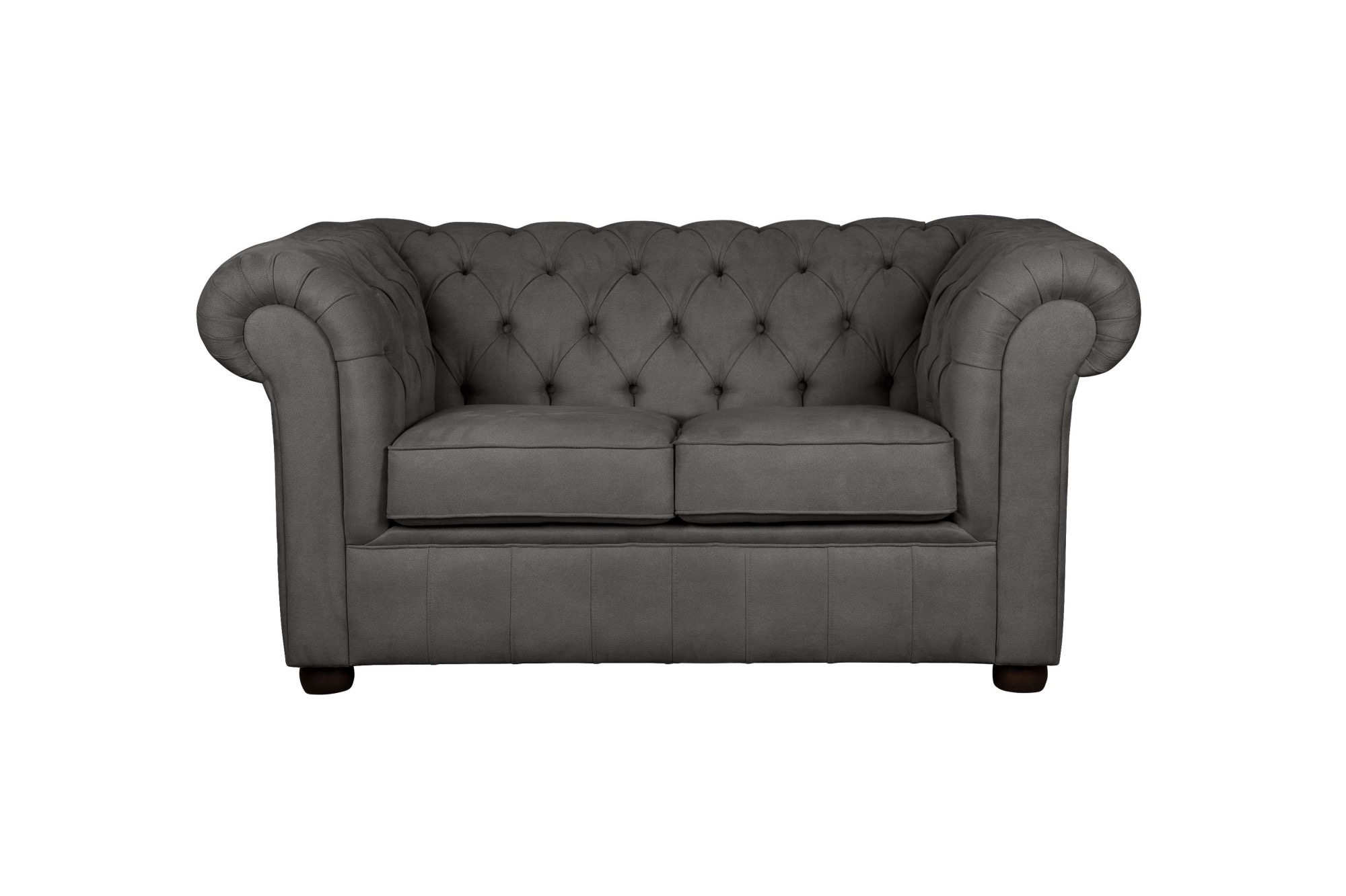 Home affaire 2-Sitzer »CHARENTE, Chesterfield-Sofa, Wellenfederung, Masse: B/T/H: 147/89/74 cm«, mit edler Knopfheftung und typischen Armlehnen