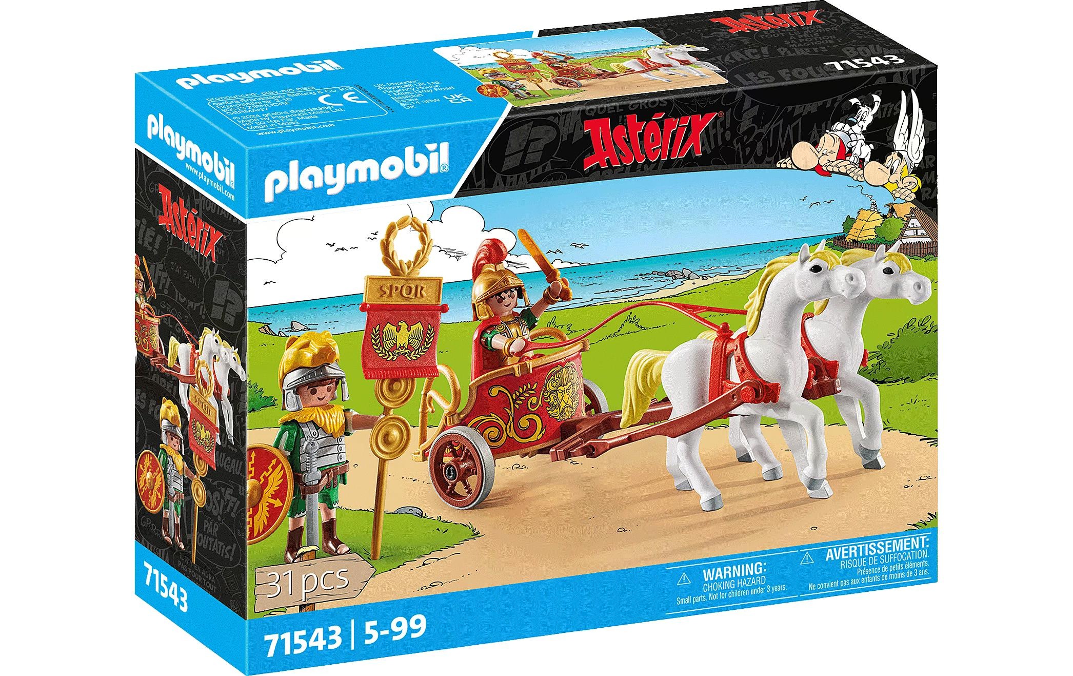 Image of Playmobil Spielbausteine "Asterix Römischer Streitwagen 71543"