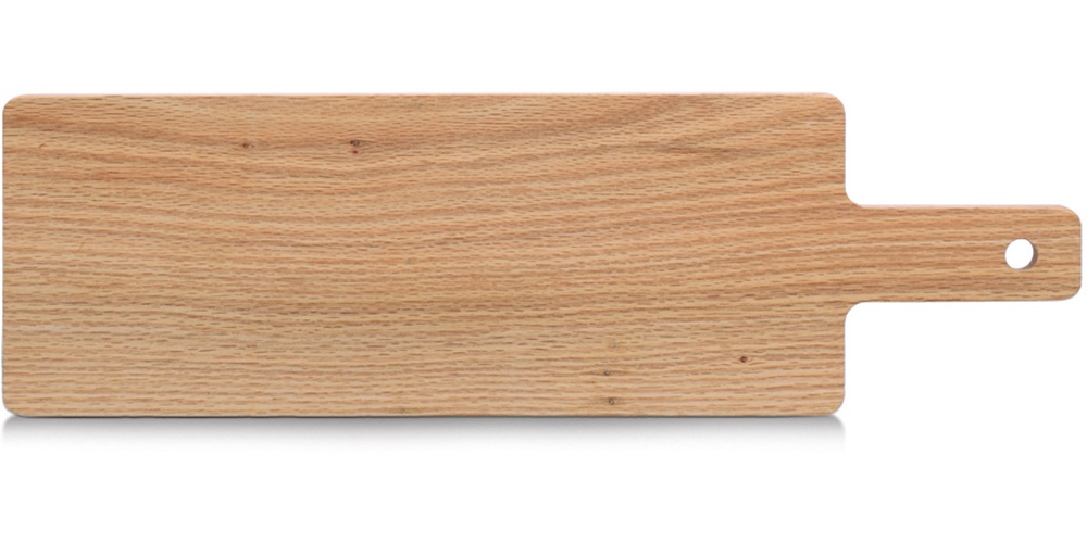Zeller Present Planche de service »Schneide-/Servierbrett mit Griff, Eiche« Schneidebrett, natürliches Material