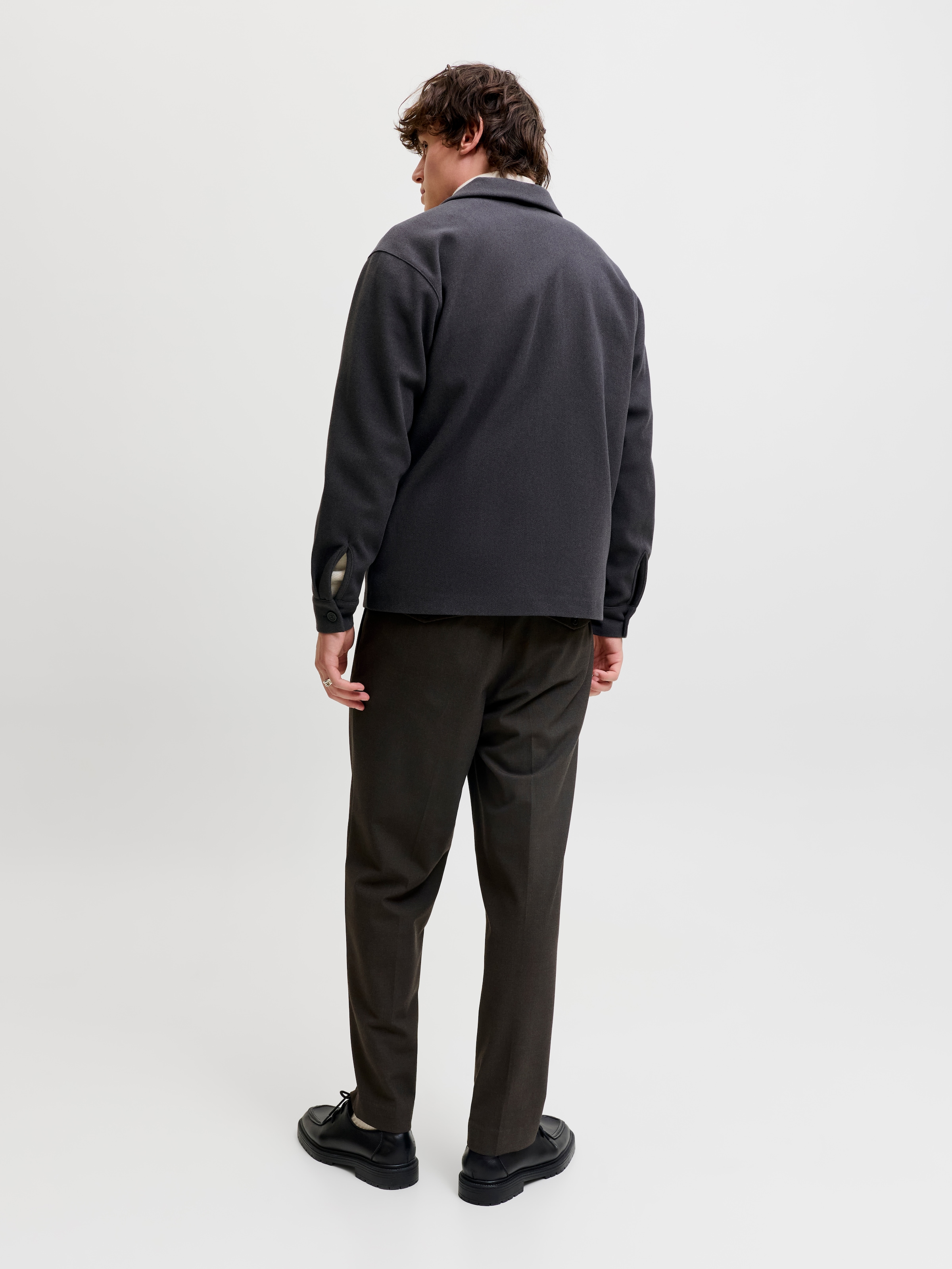 Jack & Jones Langarmhemd »JJEREGENT OVERSHIRT LS SN« Polyester, relaxed fit