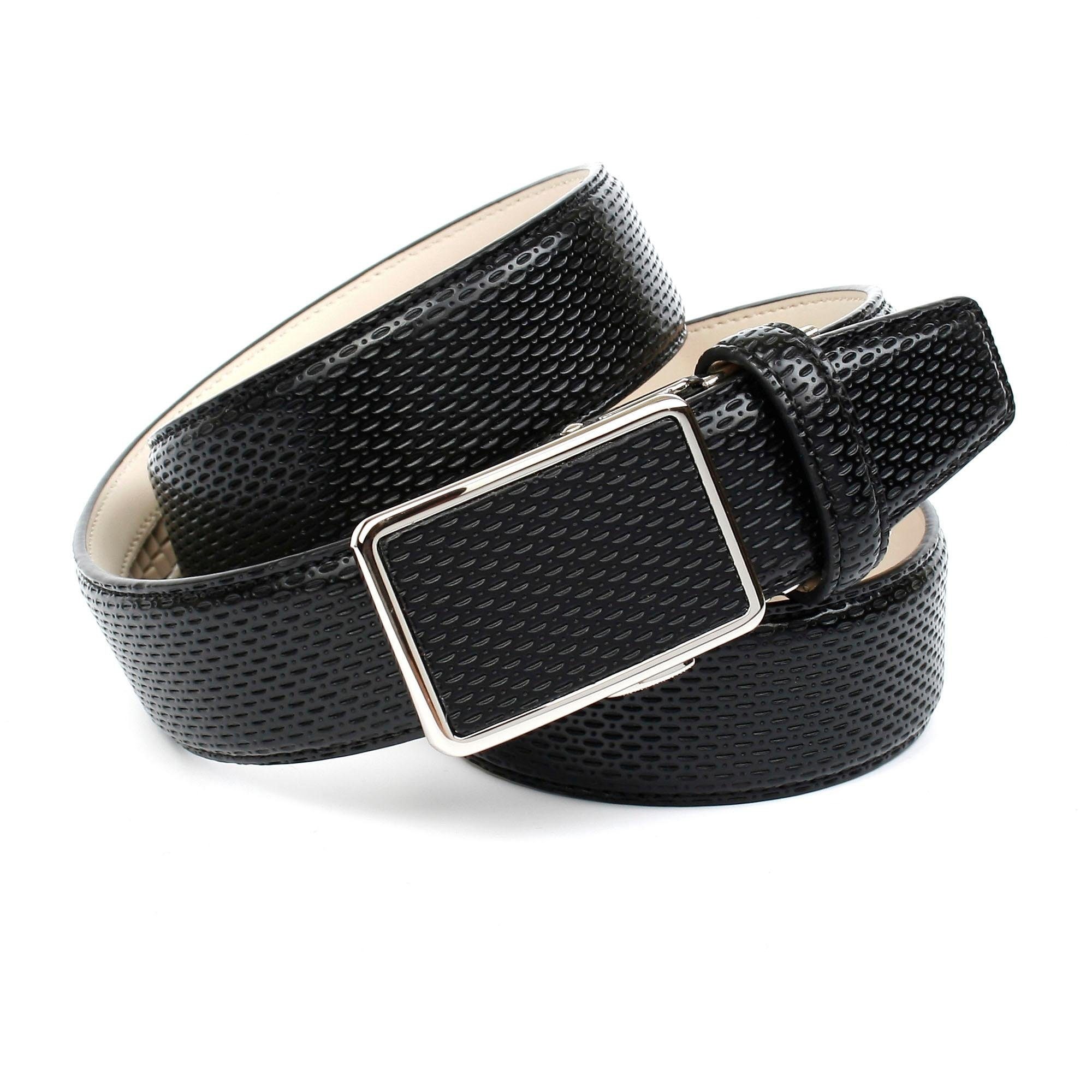 Image of Anthoni Crown Ledergürtel, Edler Herrengürtel mit perforiertem Leder bei Ackermann Versand Schweiz
