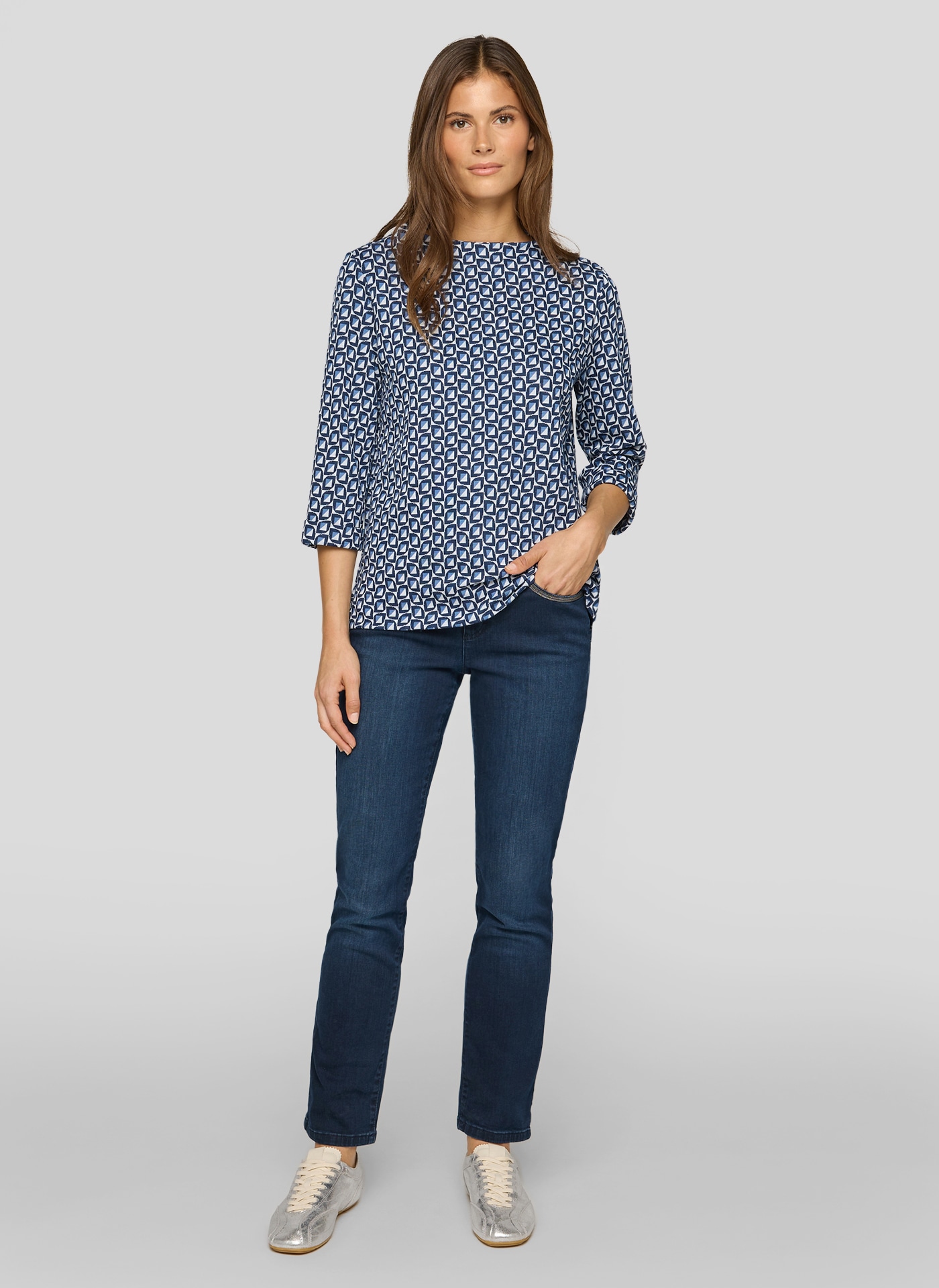 Rabe 3/4-Arm-Shirt mit All-Over Print