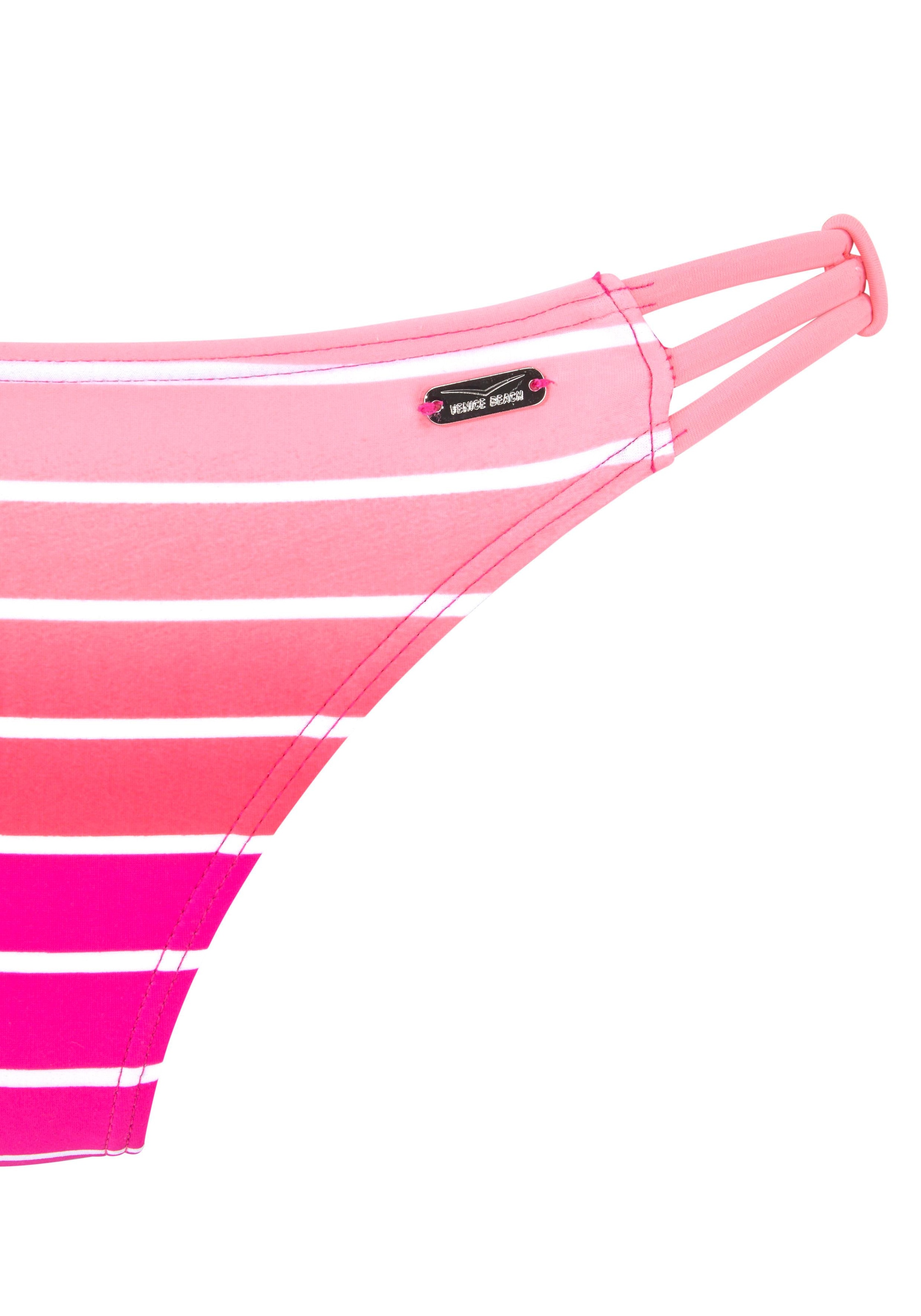 Venice Beach Bandeau-Bikini, mit Farbverlauf