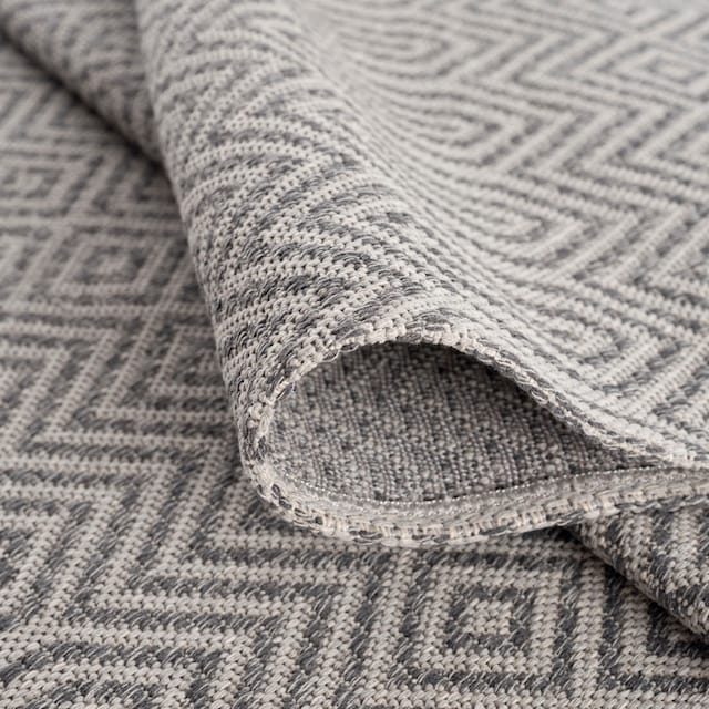 Carpet City Teppich »Cotton«, rechteckig, Flachgewebe, 100% Baumwolle,  Rauten-Optik, Pflegeleicht bequem kaufen