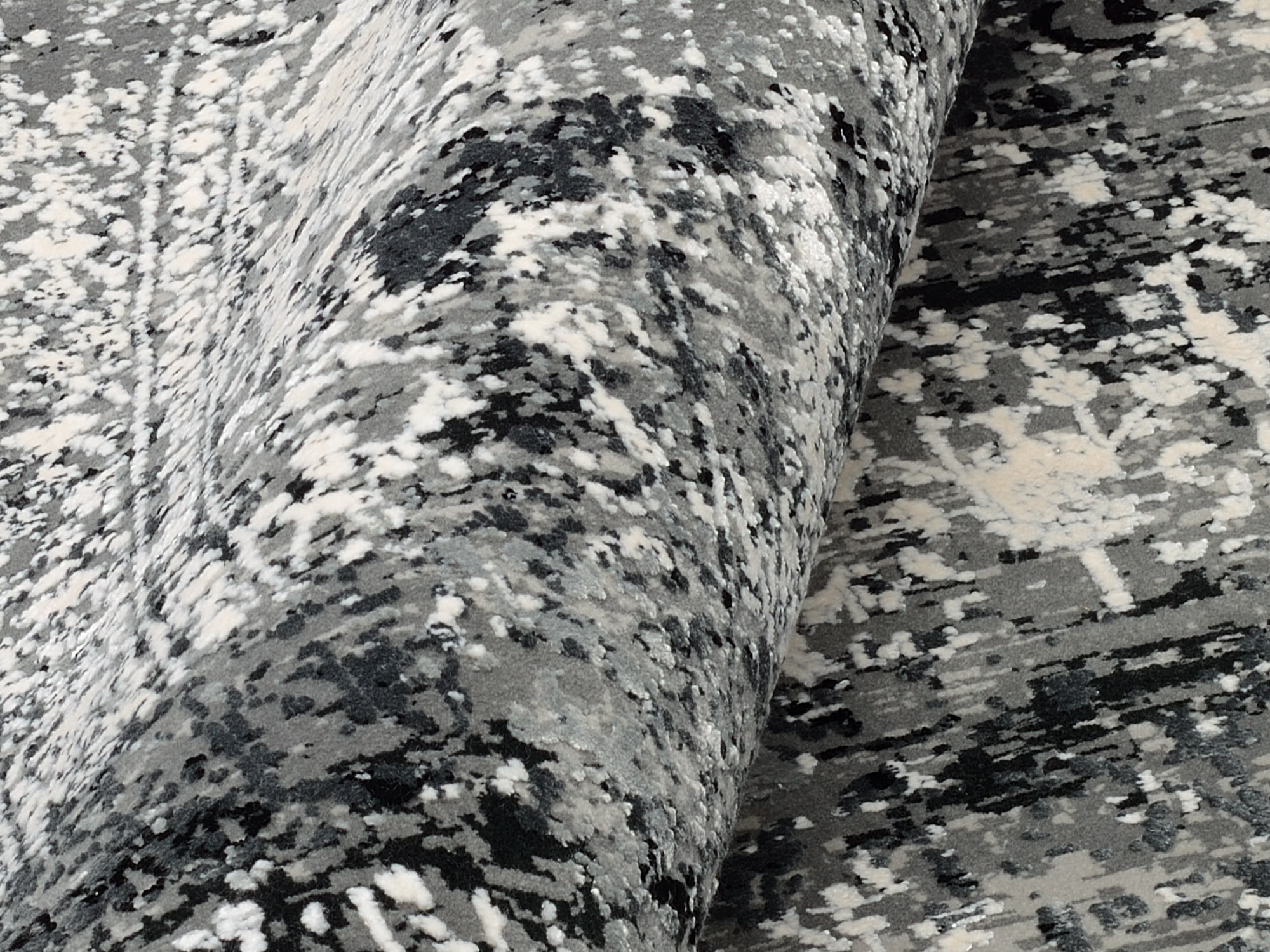 OCI DIE TEPPICHMARKE Tapis »BESTELLER CAVA« Rond 8 mm Höhe viscose brillante, avec franges, structure haute basse, vintage, salon