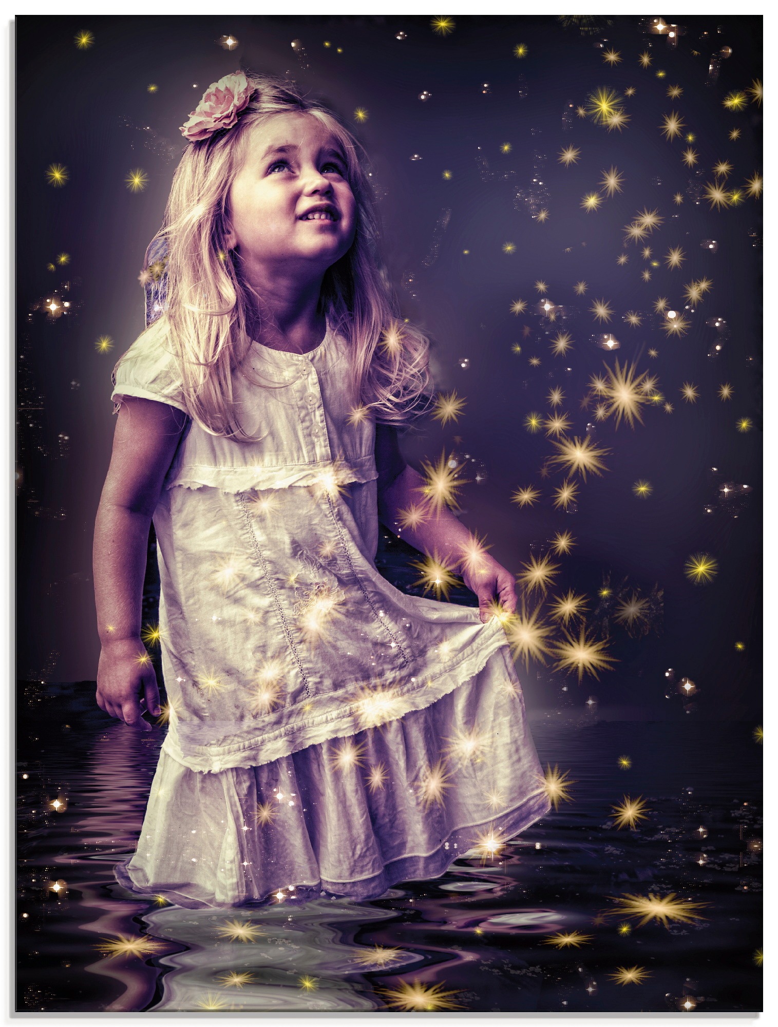 Image of Artland Glasbild »Märchen - Sterntaler«, Geschichten & Märchen, (1 St.) bei Ackermann Versand Schweiz