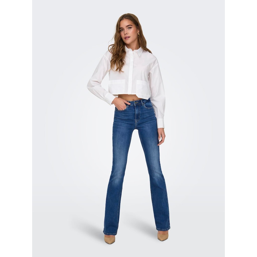 ONLY High-waist-Jeans »ONLPAOLA HW FLARE AZG852«