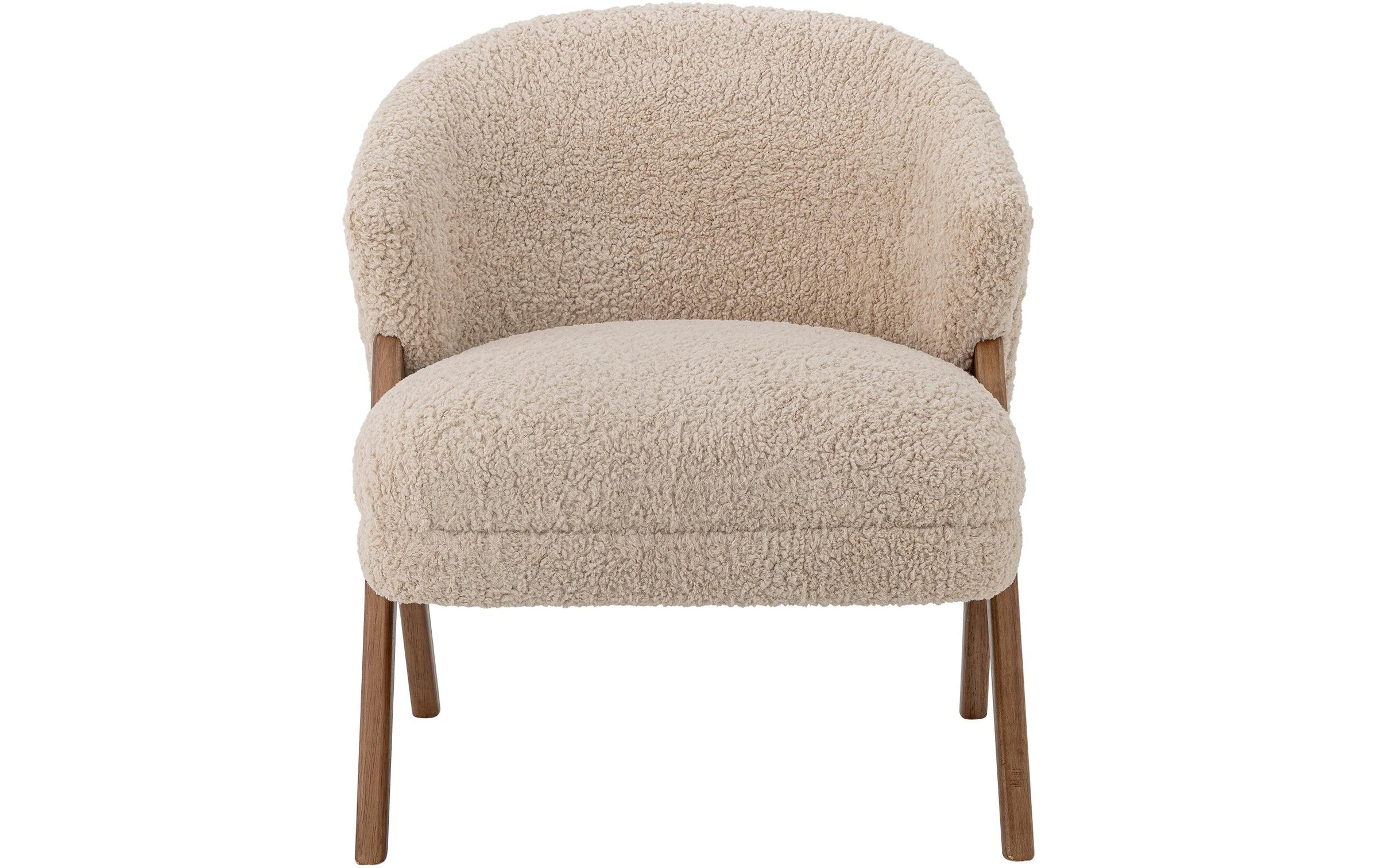 Bloomingville Sessel »Camino Holz/Textil«