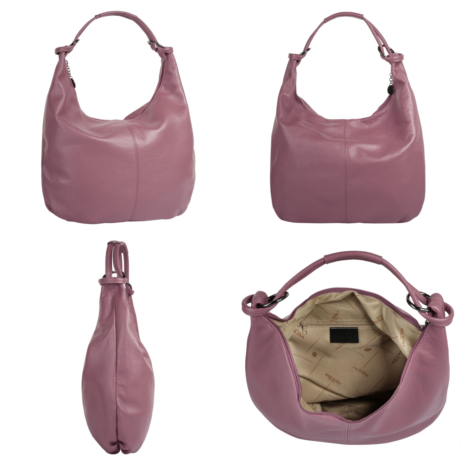 Cluty Shopper echt Leder, Made in Italy