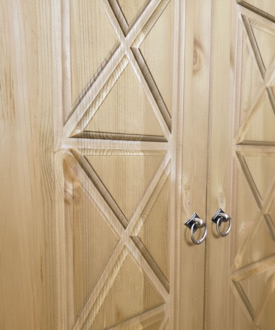 GOODproduct Kommode »Hugo« B/T/H: 74/38/100 cm,  aus massiver Kiefer, Breite 74 cm,  2 Schubladen, FSC® zertifiziert