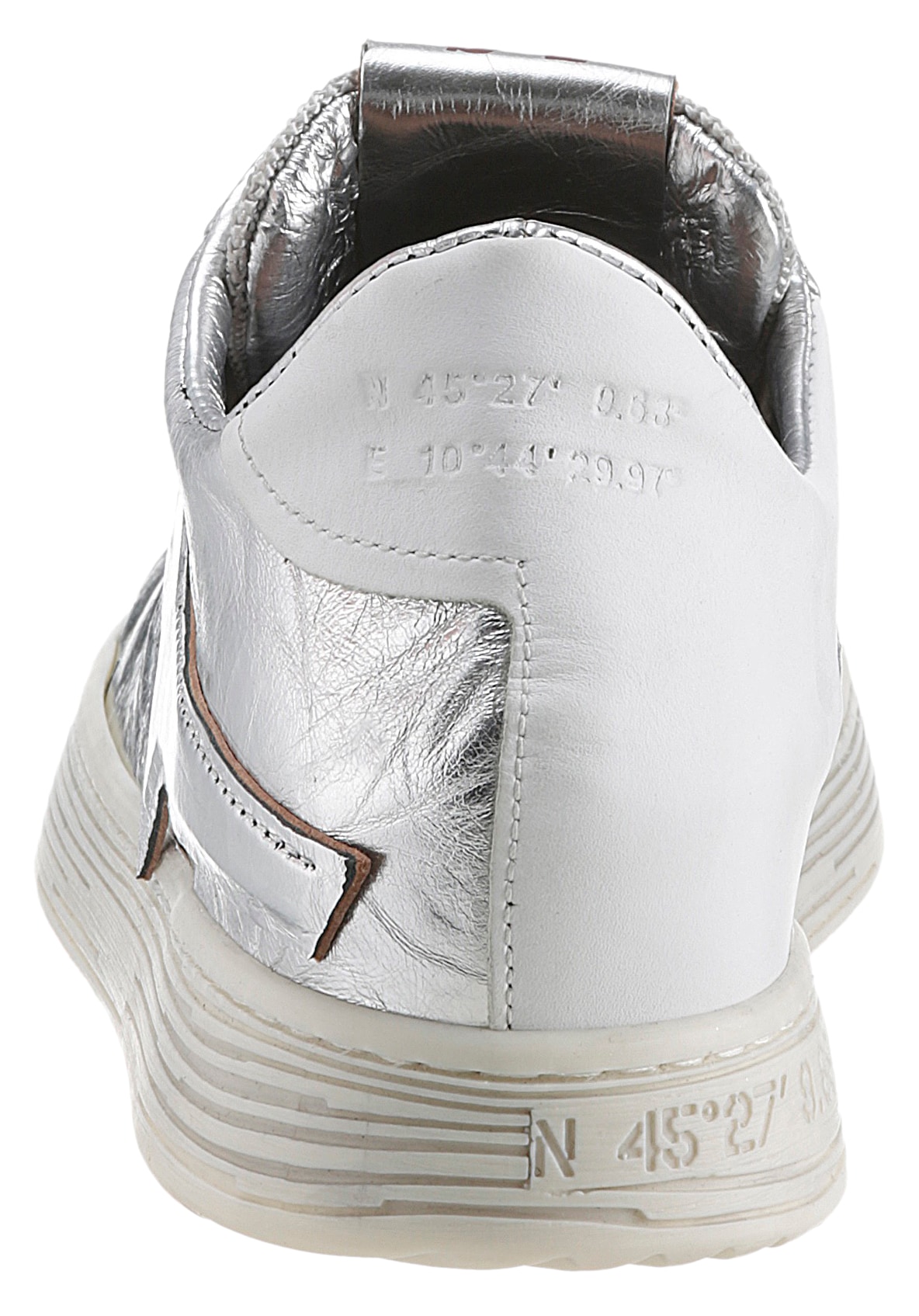 A.S.98 Sneaker, im Metallic-Look, Freizeitschuh, Halbschuh, Schnürschuh