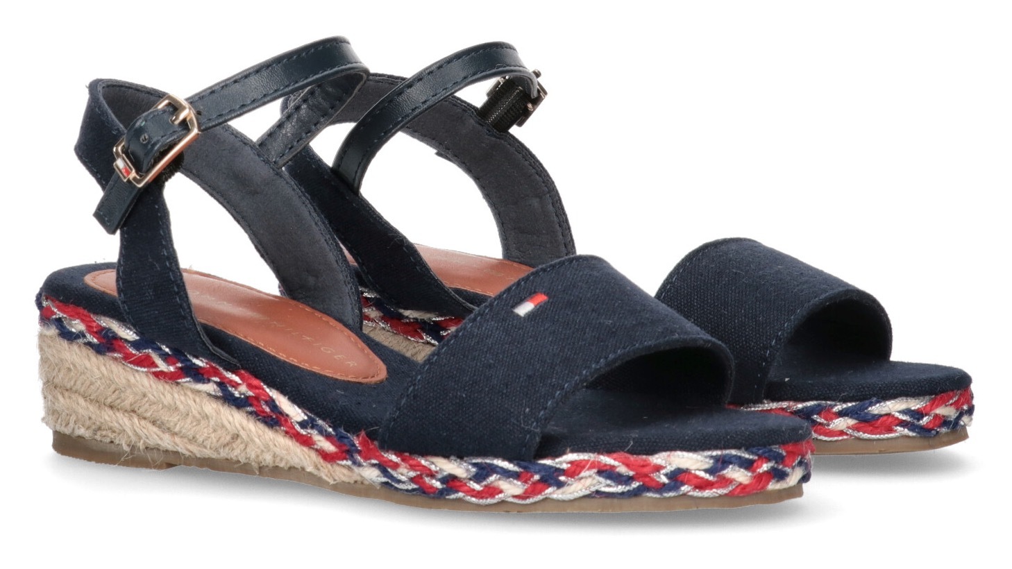 Keilsandalette »ROPE WEDGE SANDAL«, Sommerschuh, Sandale, Keilabsatz, mit geflochtener...