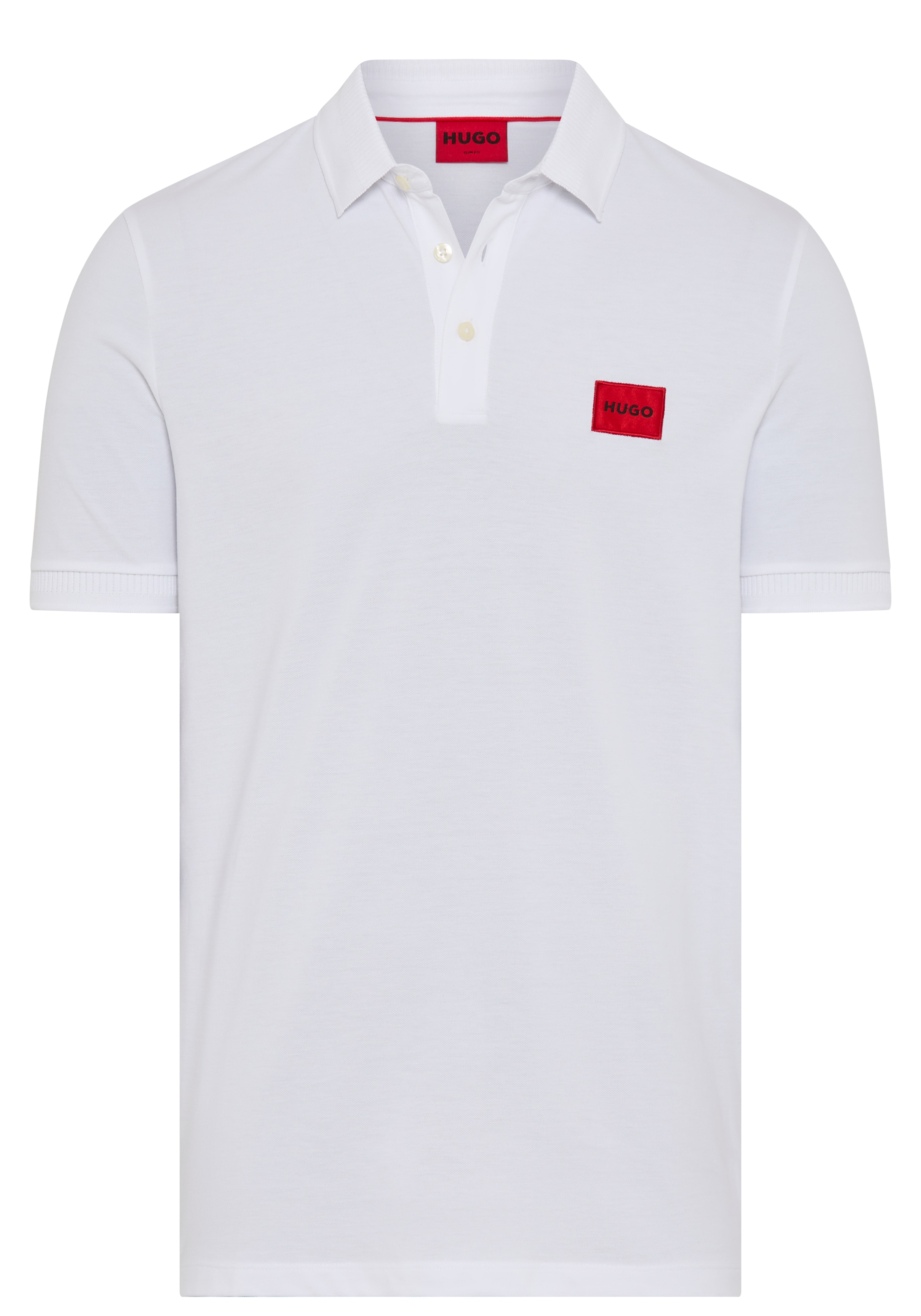 HUGO Polo »Dereso« Slim Fit, Kurzarm, HUGO Weblabel
