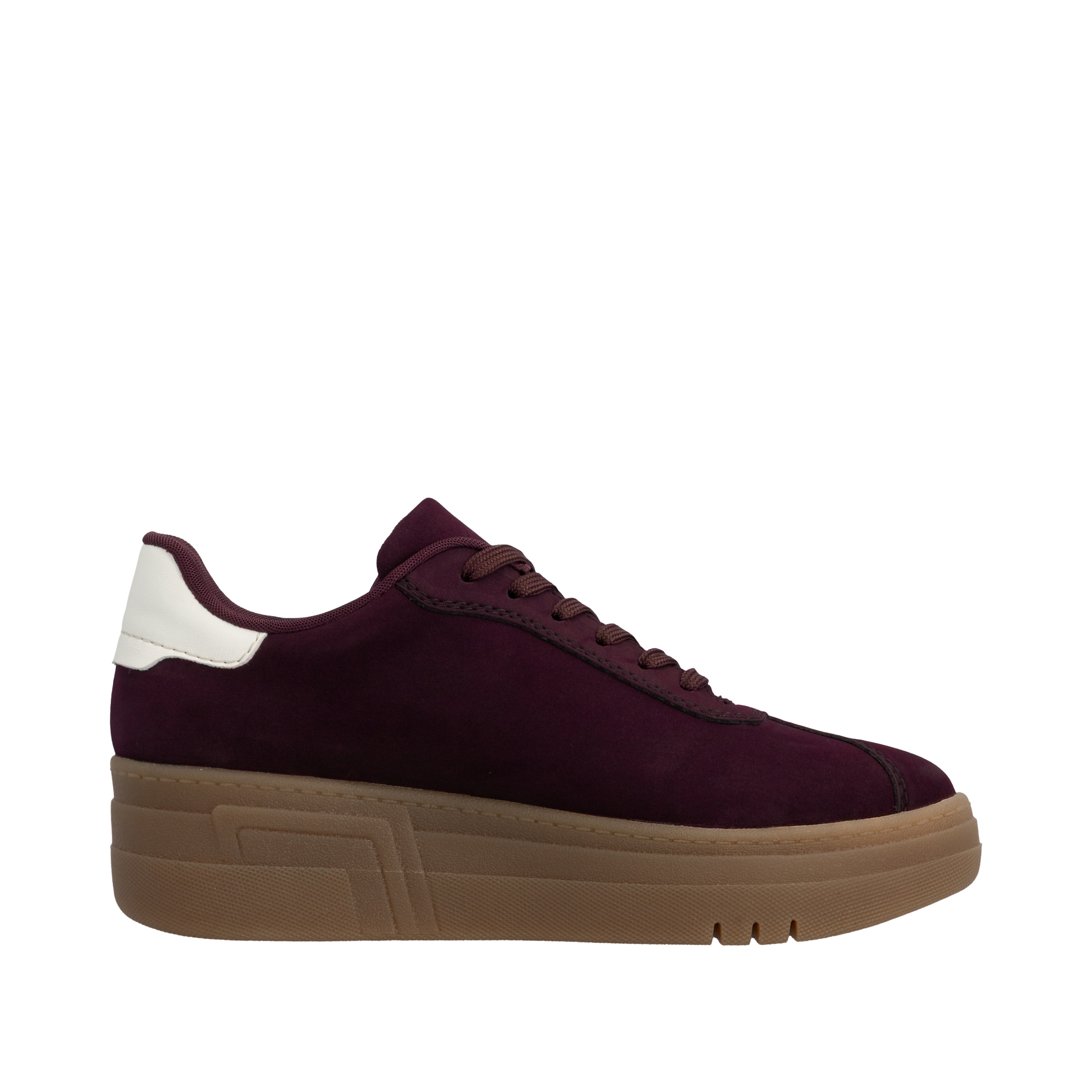 Rieker Baskets à plateforme  basket sneaker, sneaker rétro, chaussure à lacets avec col doux