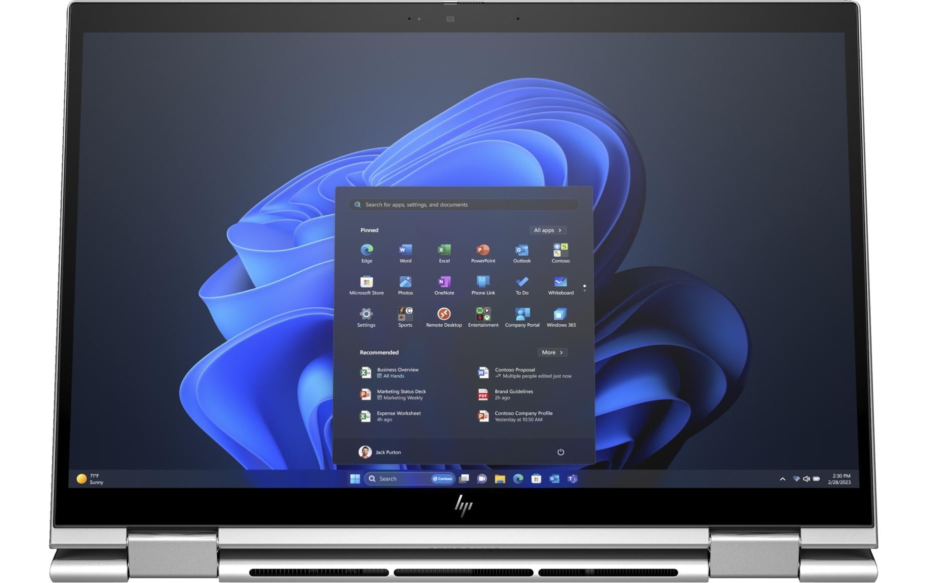HP Business-Notebook »Elite x360 830 G11 8A4S9EA«, 33,649 cm, / 13,3 Zoll, Intel, Core Ultra 5, 256 GB SSD