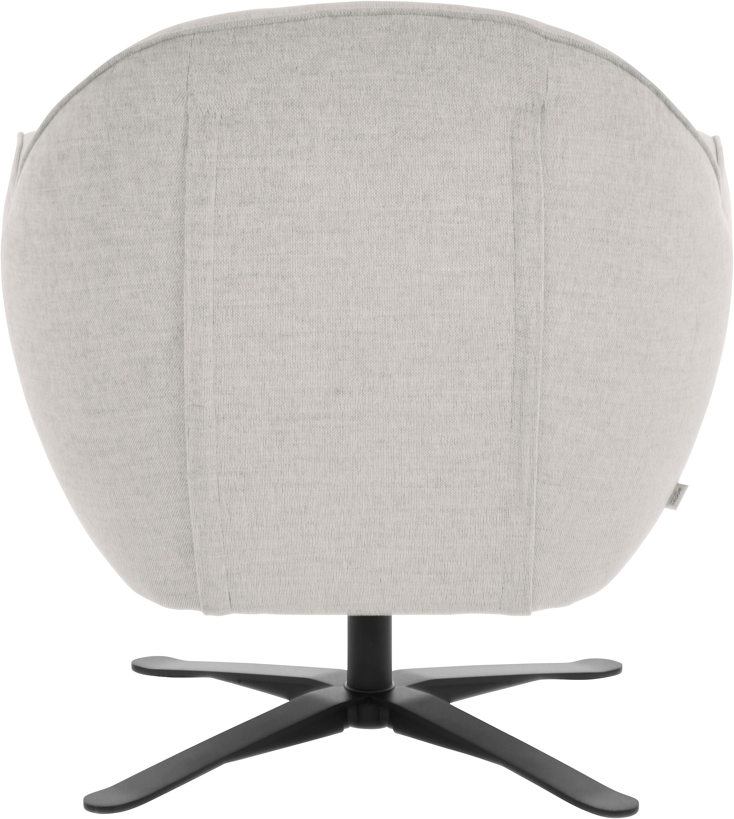 Home affaire Drehsessel »Stavre, Loungesessel mit Drehfunktion« in moderner Optik, mit elegantem Drehfuss