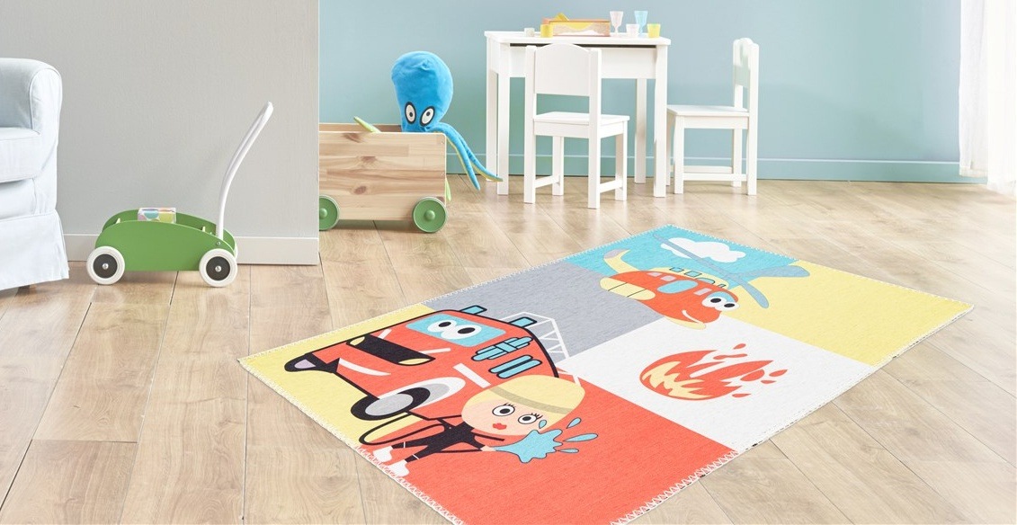 Image of Arte Espina Kinderteppich "Playground 400" rechteckig 5 mm Höhe Fantasievoll bedruckter Kinderteppich, strapazierfähig, weiche Haptik