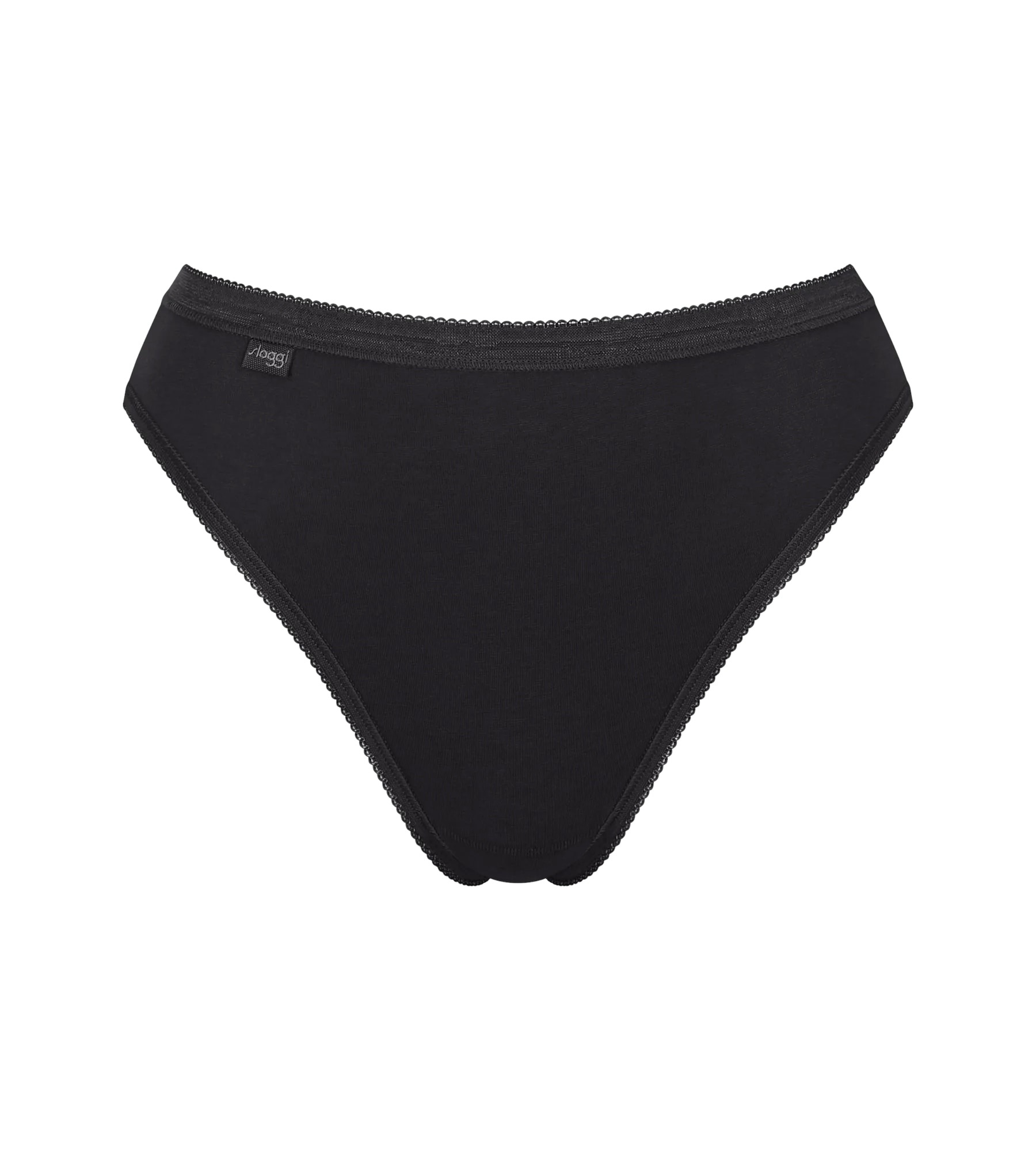 sloggi Culotte haute »Basic+ Tai« 3er Pack,  mit hohem Beinausschnitt, Cotton-Mix, glatte Nähte